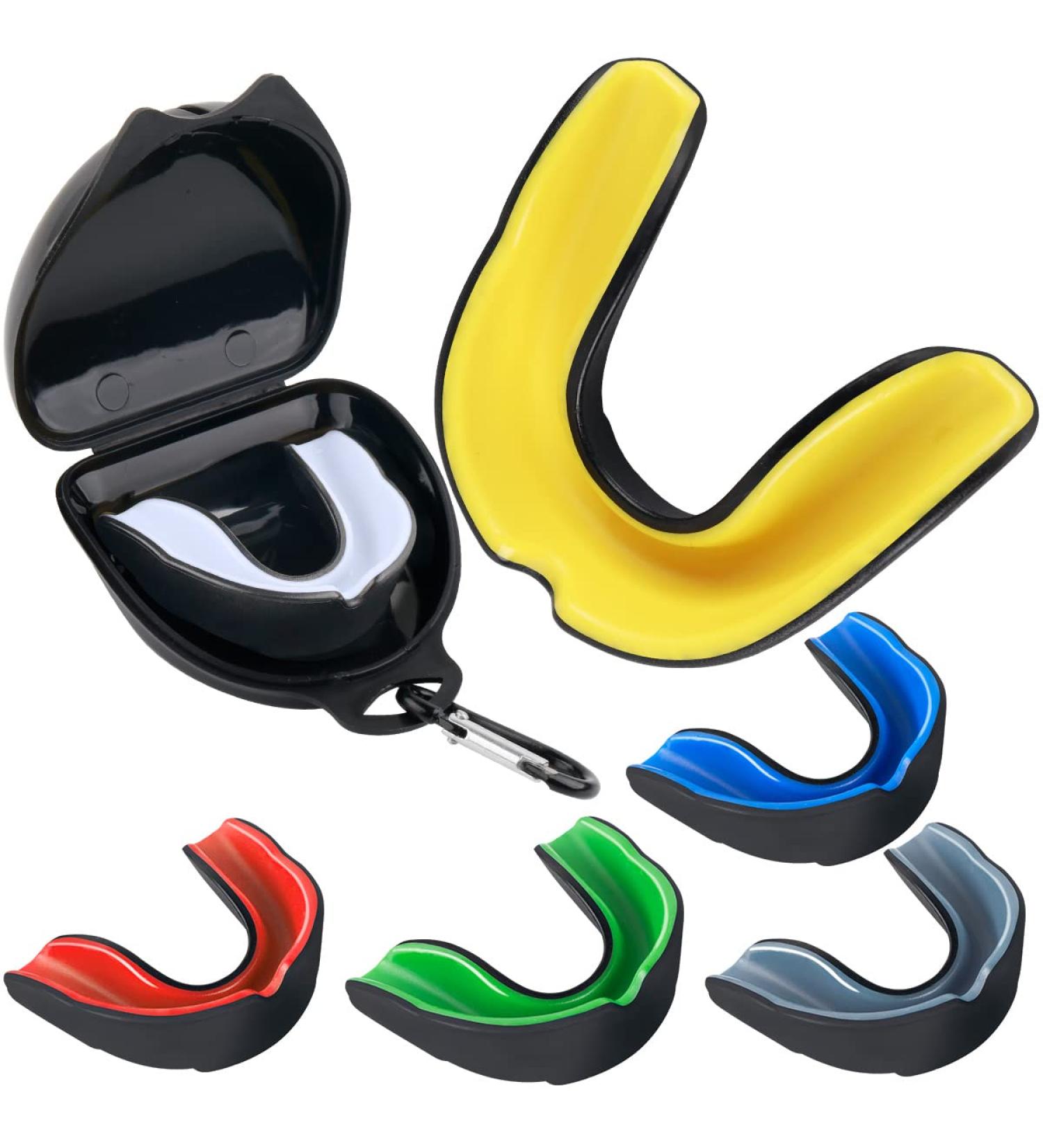 Vanmor Sports Mouth Guard  6 Pack Youth Mouthguard for Youth Adults Double Colored Gum Shield with Case for Football Basketball Boxing MMA Hockey  Moldable Kids Mouthpiece for Lacrosse Rugby Taekwondo - Buy Online on GoSupps.com