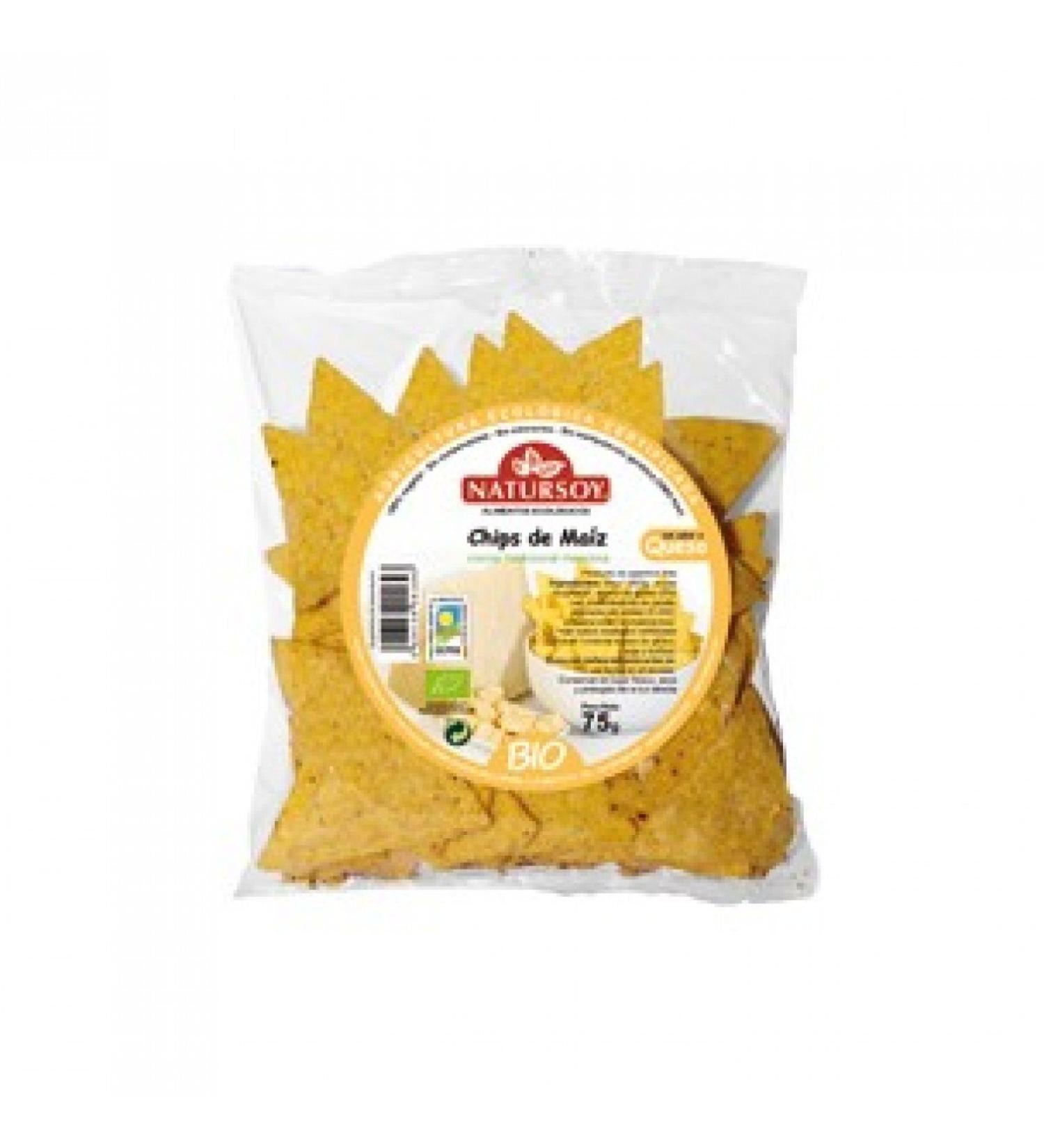 NATURSOY ORGANIC CHEESE FLAVOR CORN CHIPS