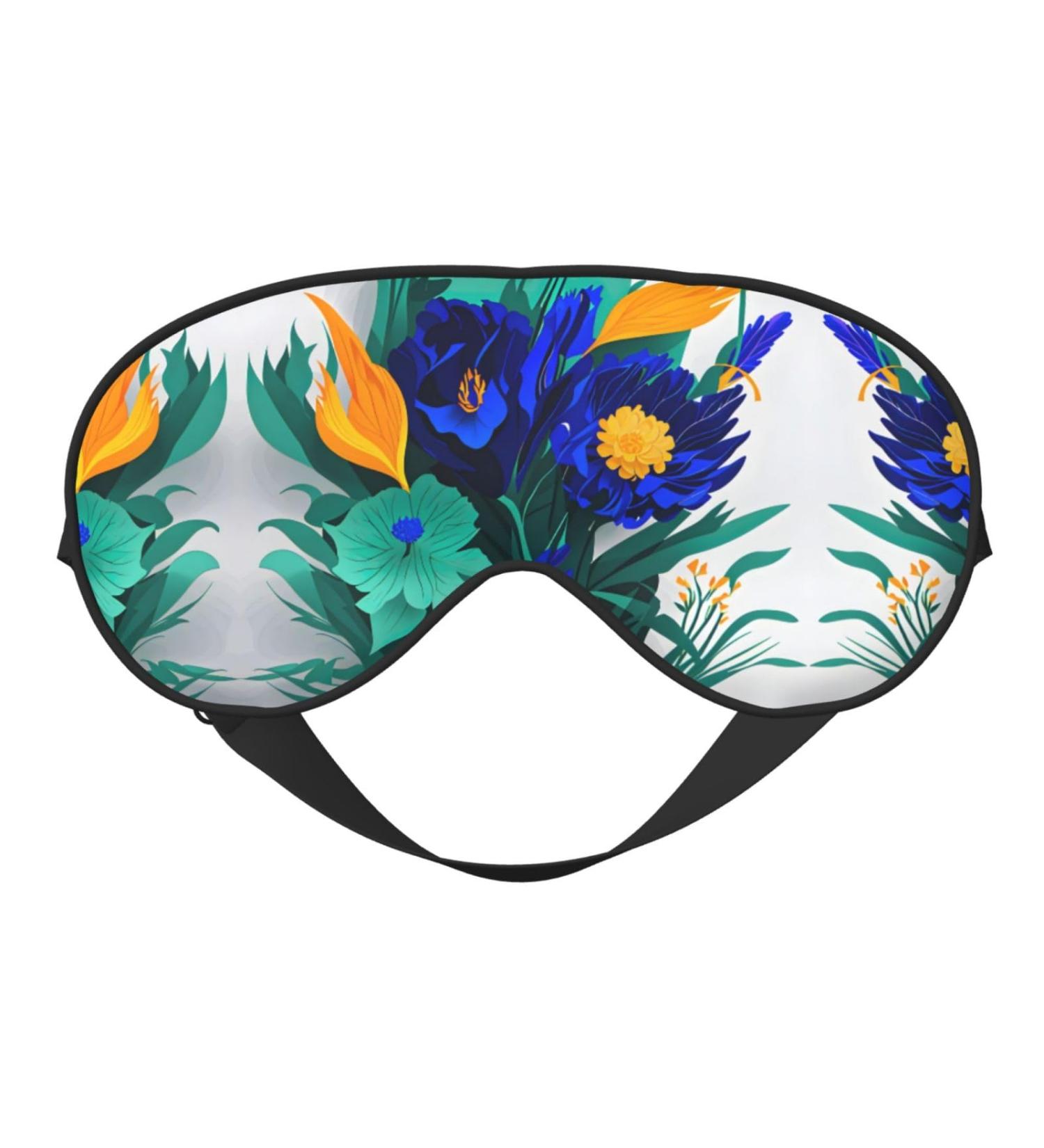 Flower Butterfly Soft Sleep Eye Mask | Breathable Eye Patch for Women | Ideal for Travel & Relaxation - Buy Online on GoSupps.com