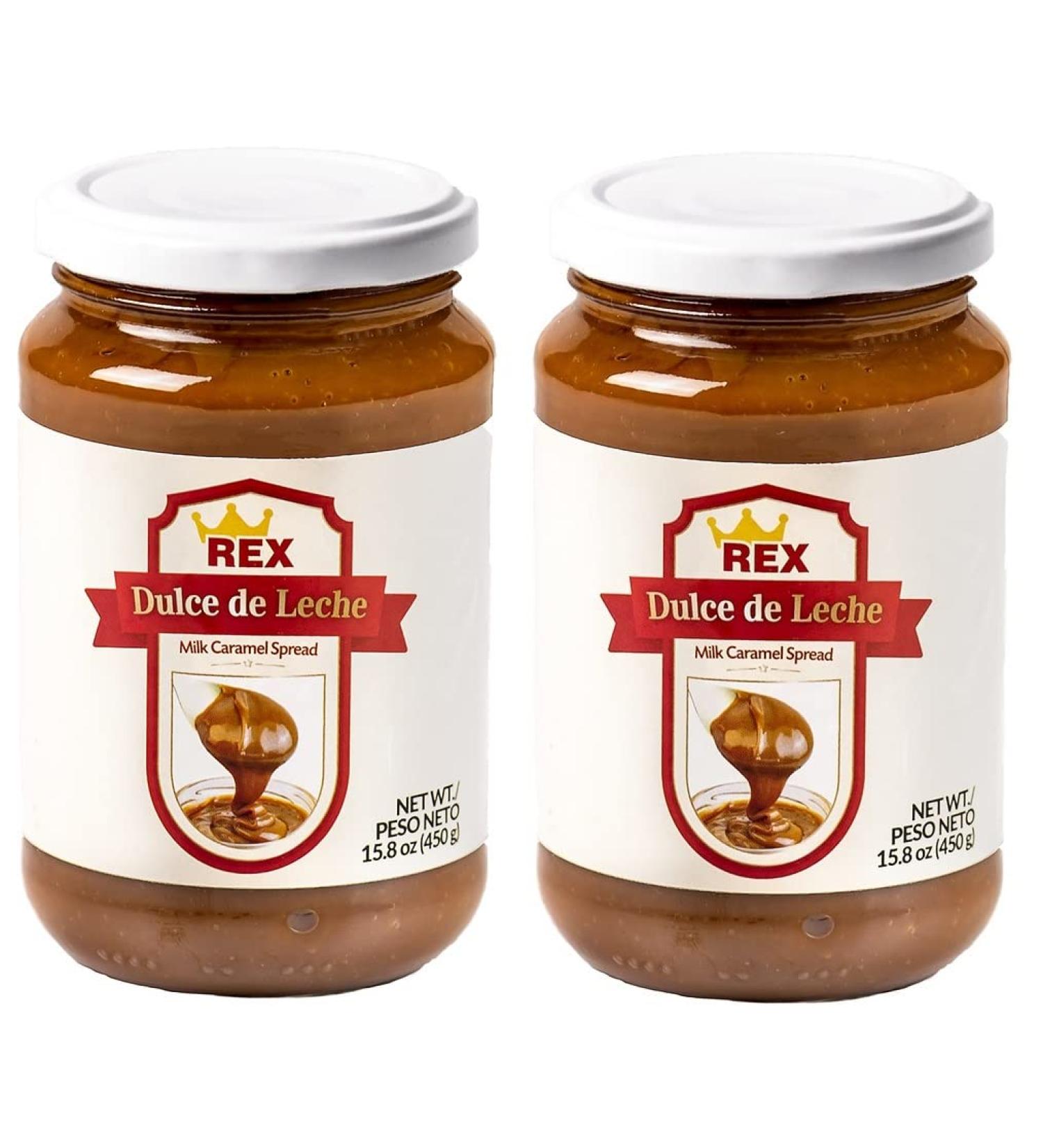REX Dulce de Leche Milk Caramel Spread from Spain - 15.8 oz (Pack of 2) - Buy Online on GoSupps.com