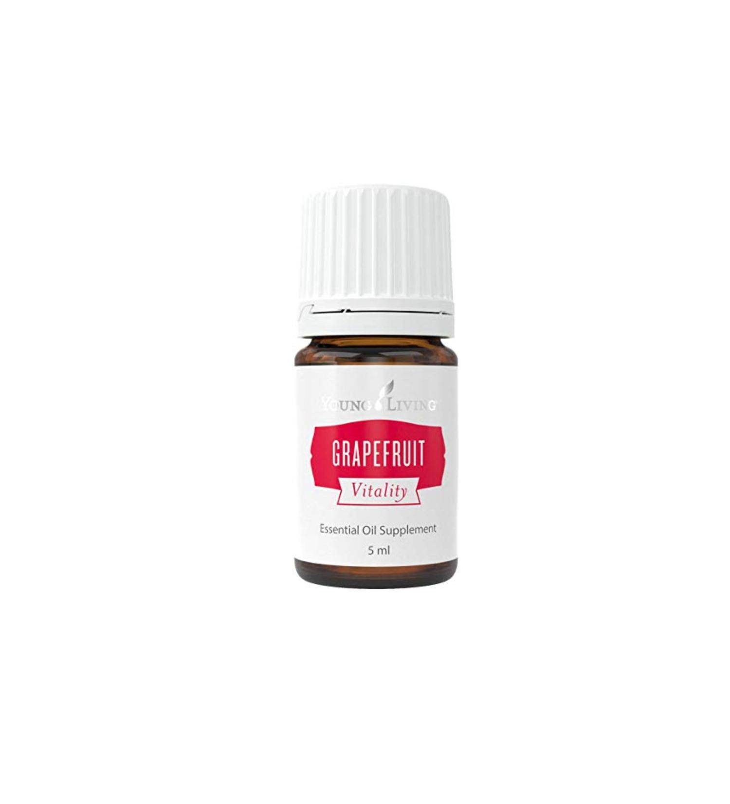 Young Living Grapefruit Vitality 5ml - Vegan Essential Oil for Health & Wellness | Antioxidant Rich | Perfect for Food Beverages & Aromatherapy - Buy Online on GoSupps.com