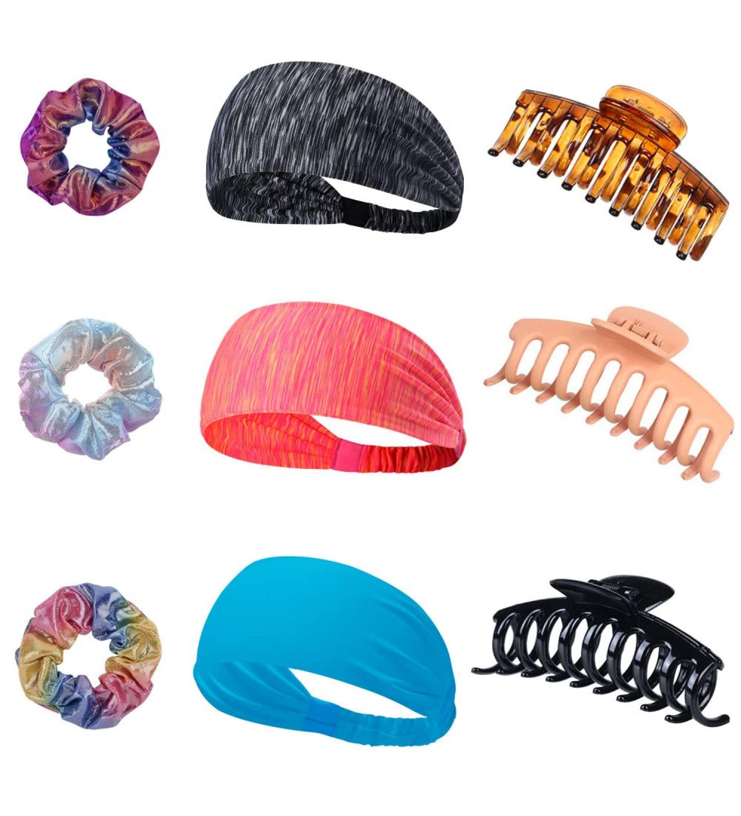 Aplustore Women's Head Bands, Hair Clips, and Hair Ties Set - 3pcs for Heavy Hair - Shop Now! - Buy Online on GoSupps.com