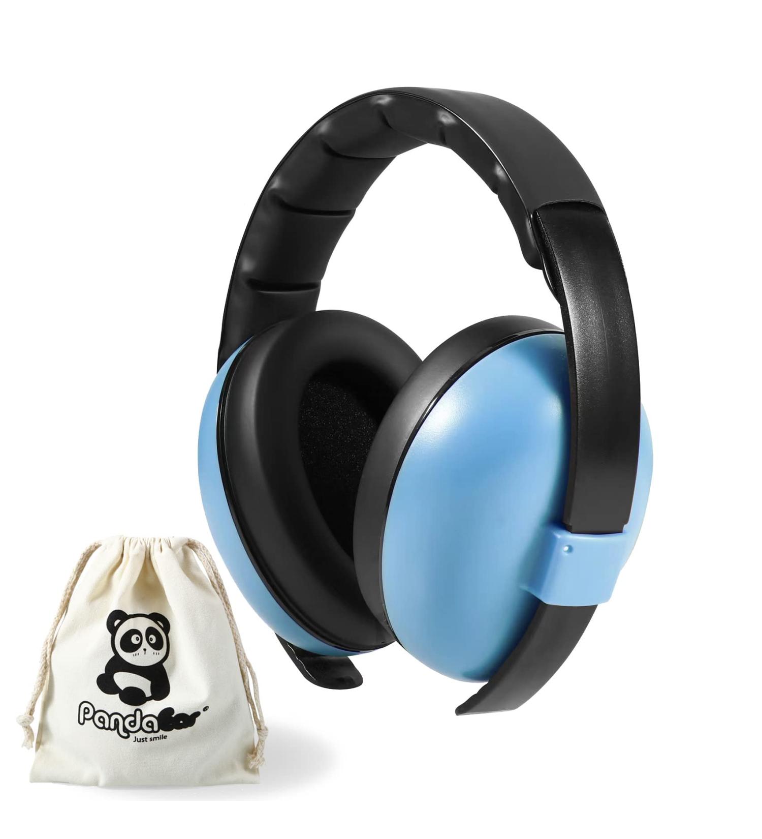 PandaEar Baby Ear Protection Headphones for Ages 0-3 Years - Blue - Buy Online on GoSupps.com