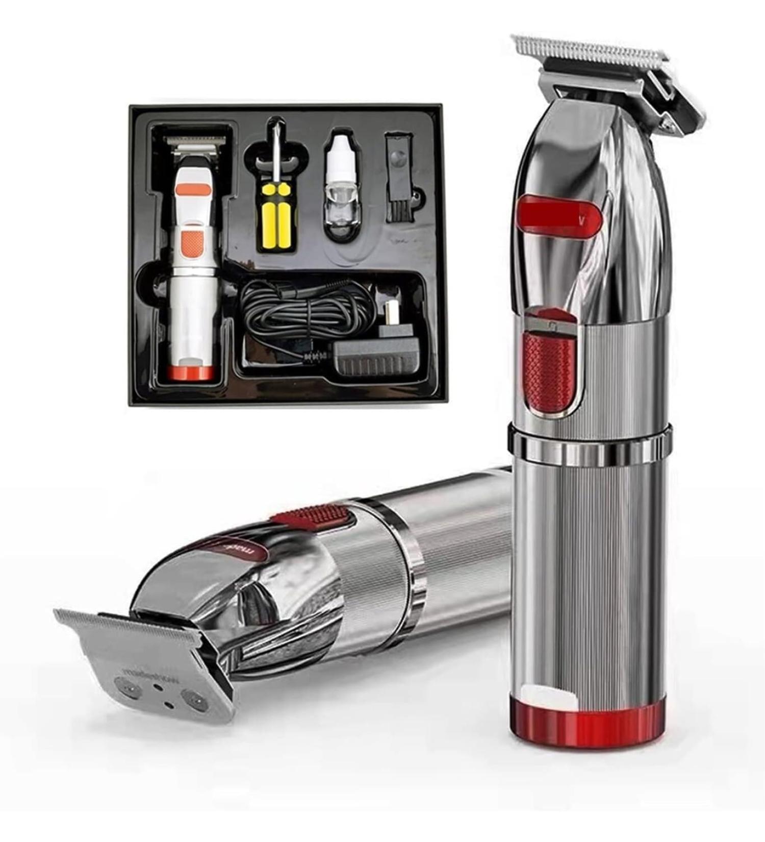 Professional Cordless Hair Trimmer & Clipper - Full Metal Hair Care & Styling Tool for Effortless Grooming - Buy Online on GoSupps.com