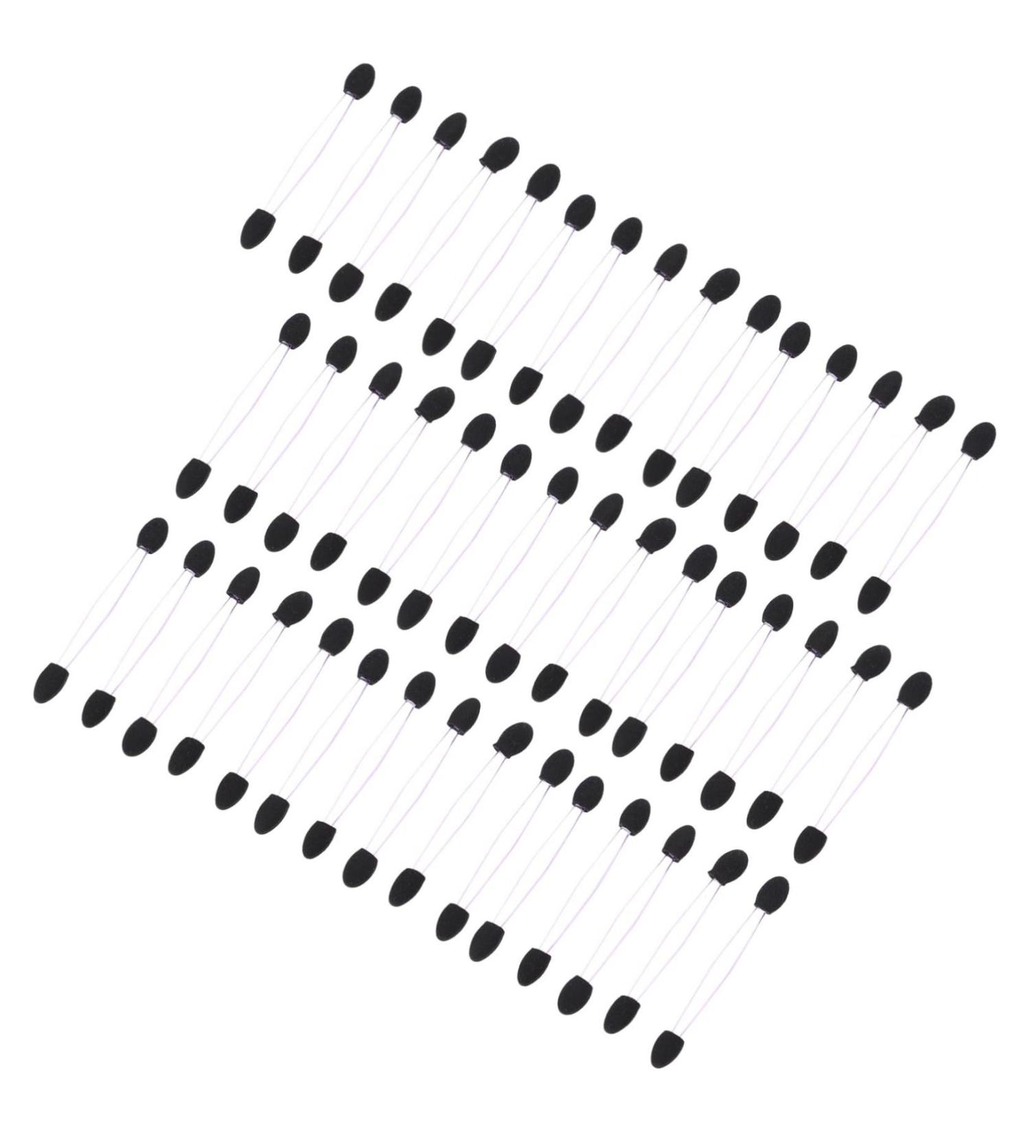 DOITOOL 100pcs Eye Shadow Stick Eyeshadow Eyebrow Applicators Girl Makeup Tools Eye Patch Woman Double Head 7.5x0.5cm Black - Buy Online on GoSupps.com