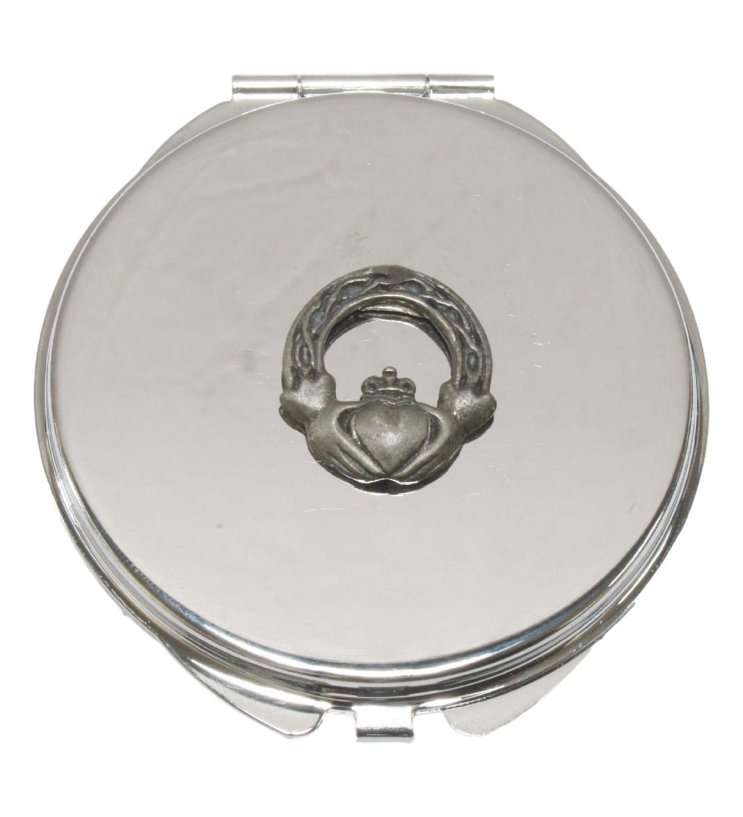 Claddagh Ring Compact Mirror Handbag Gift With Free Engraving 74 - Buy Online on GoSupps.com