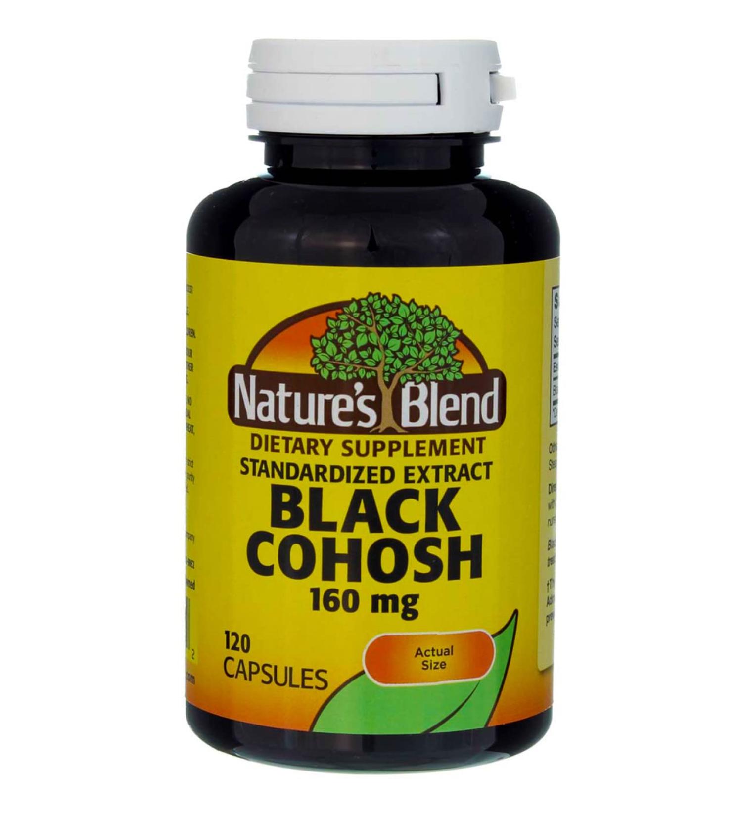Nature's Blend Black Cohosh 160mg - 120 Capsules - Hormonal Balance Support - Buy Online on GoSupps.com