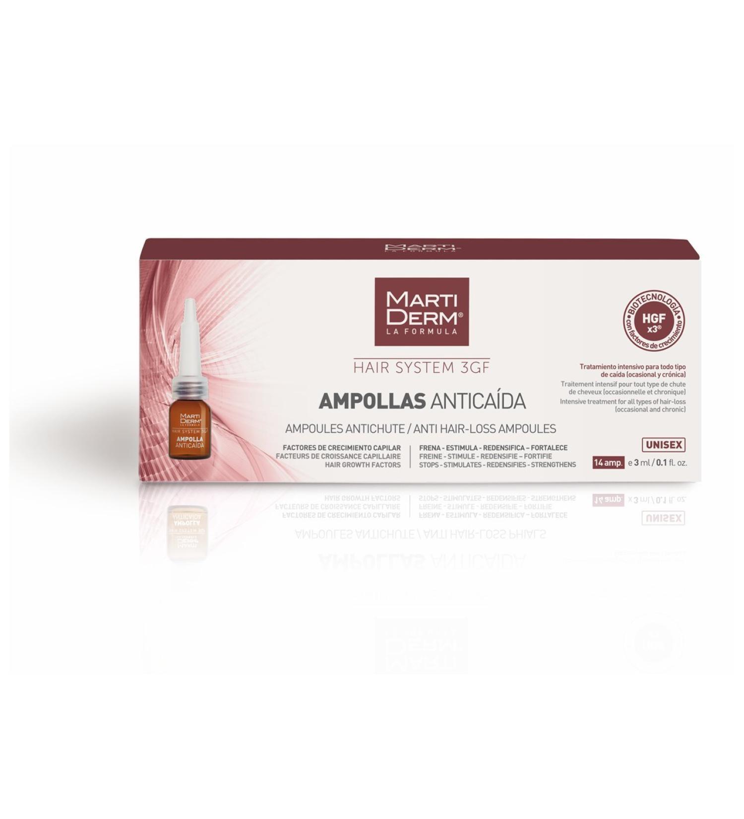 Hair System 3 GF 14 ampoules Anticaida