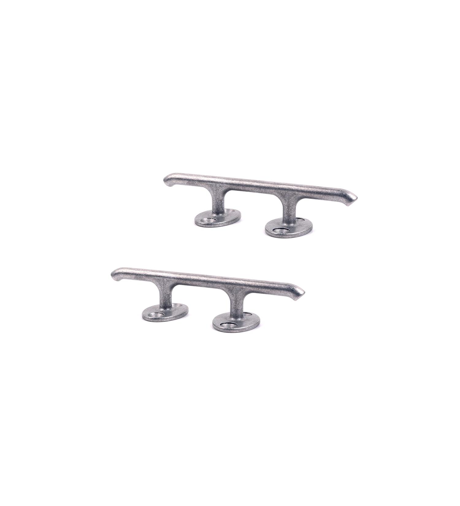 Mxeol 6 Inch Stainless Steel Boat Cleat Dock Marine Open Base with Eagle Handle Design - 2PCS - Buy Online on GoSupps.com