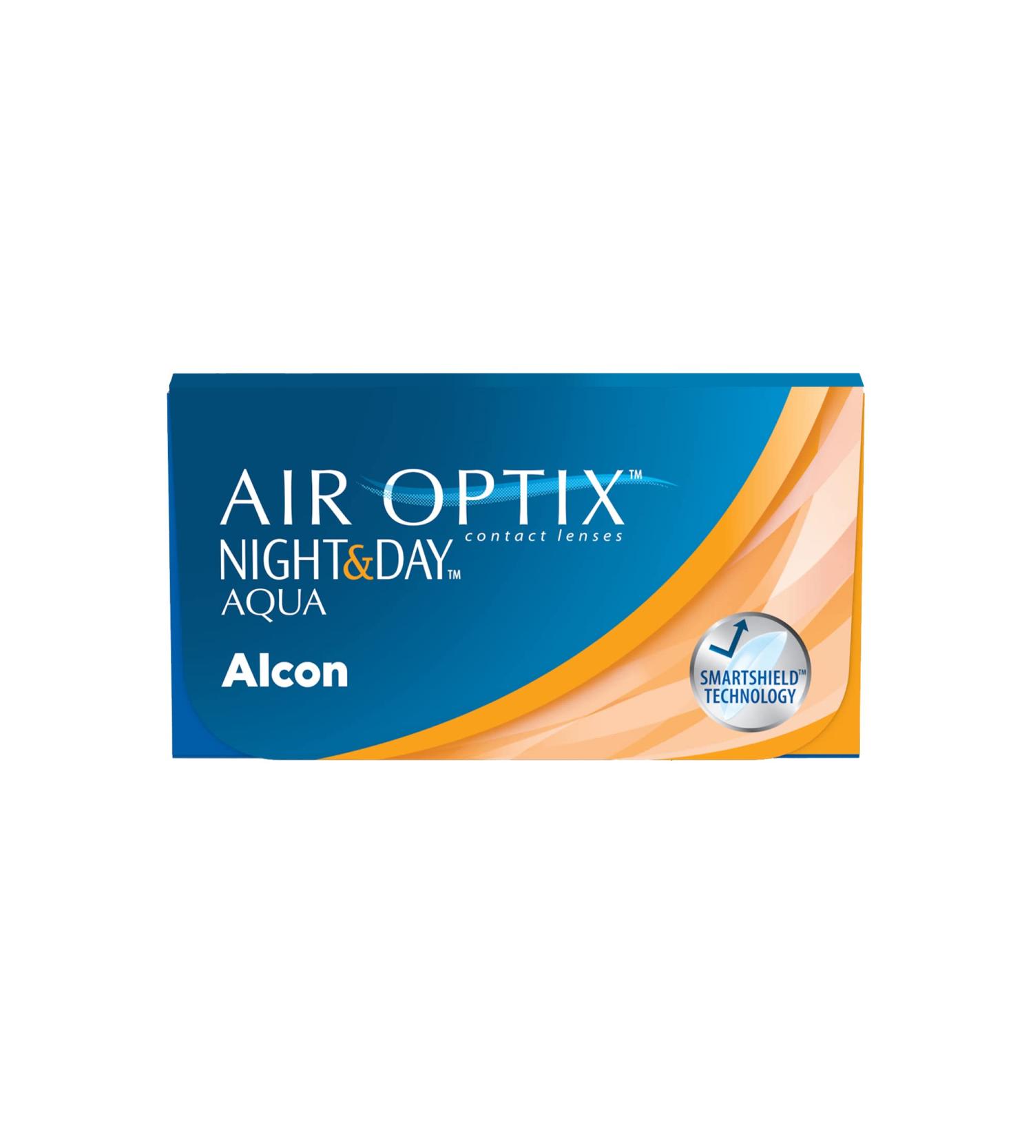 Buy Air Optix Night & Day Aqua Contacts - Monthly Lenses 6 Pack BC 8.6mm DIA 13.8mm +5 Diopters - International Shipping - Buy Online on GoSupps.com