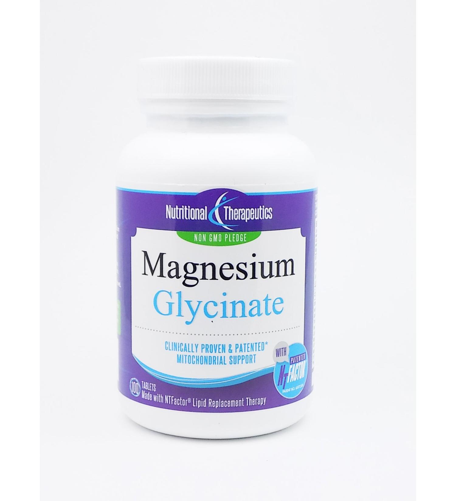Nutritional Therapeutics Magnesium Glycinate 100 Tablets - Premium Quality Supplement - Buy Online on GoSupps.com