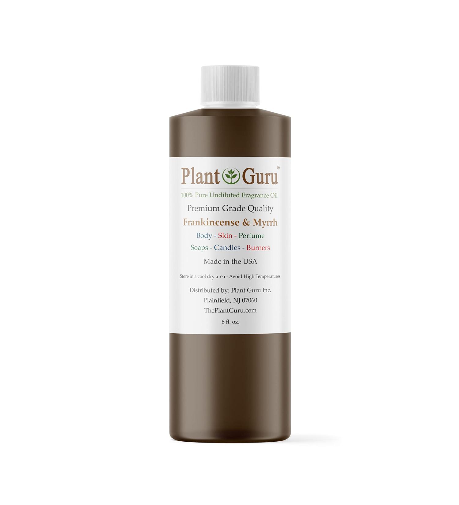 Frankincense and Myrrh Fragrance Oil - 8 fl oz | Scented Oil for DIY Soap Candles Bath Bombs & Aromatherapy - Buy Online on GoSupps.com