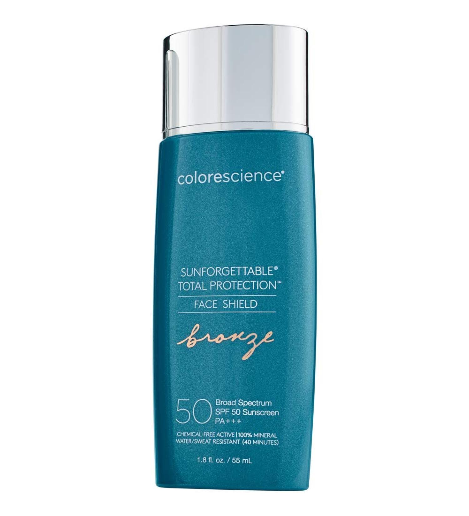 Colorescience Sunforgettable Total Protection Face Shield Bronze SPF 50 1.8 Fl Oz - Buy Now for Ultimate Sun Protection - Buy Online on GoSupps.com