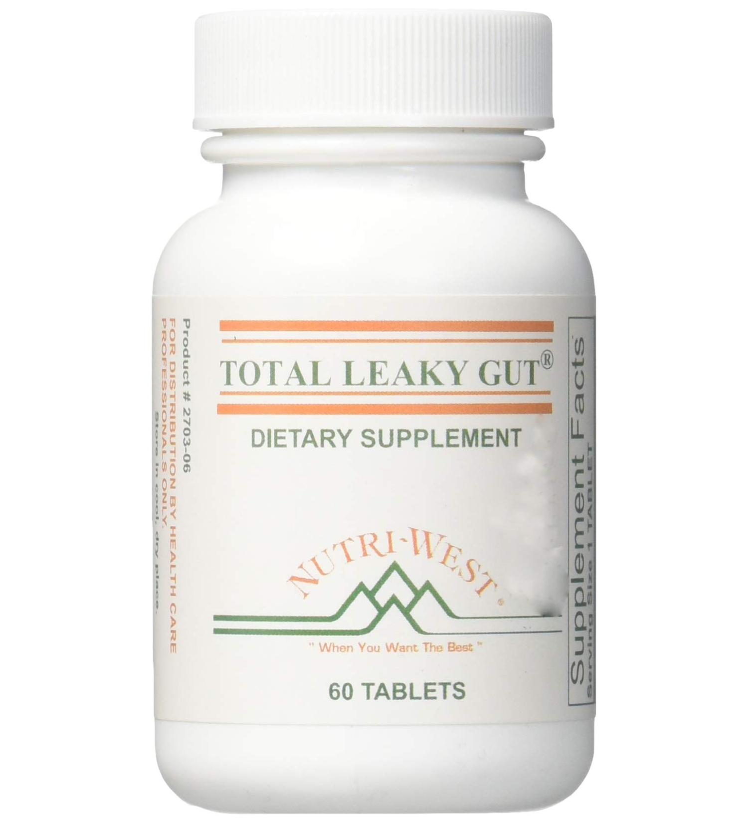 Nutri-West Total Leaky Gut 60 Tablets - Gut Health Support Supplement - Buy Online on GoSupps.com