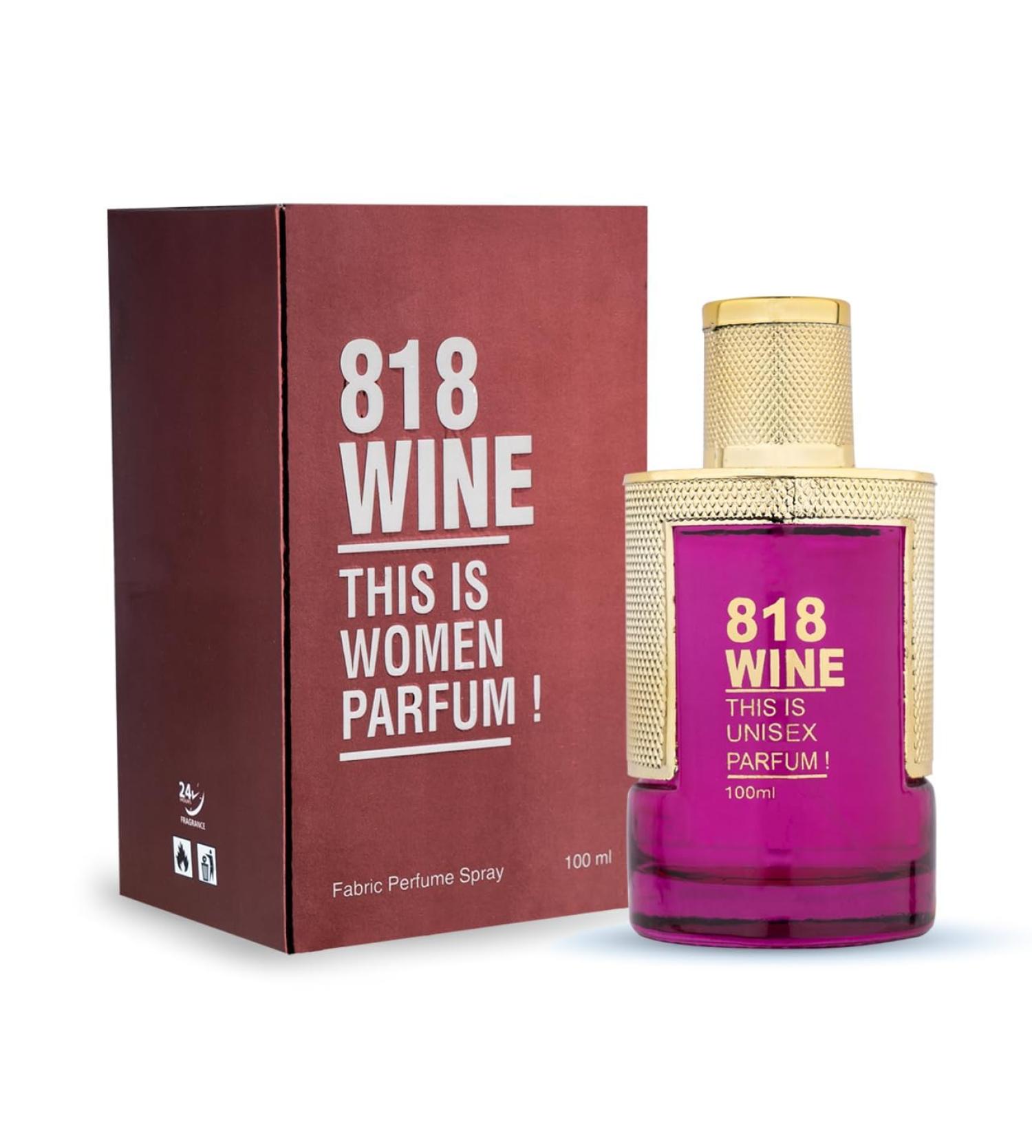 HP_818 Wine Eau De Parfum for Women 100 ml | Warm Inviting Red wine scent eau de parfum | Ylang Ylang Plum & | Best Date Night Fragrance | Gift For Women - Buy Online on GoSupps.com