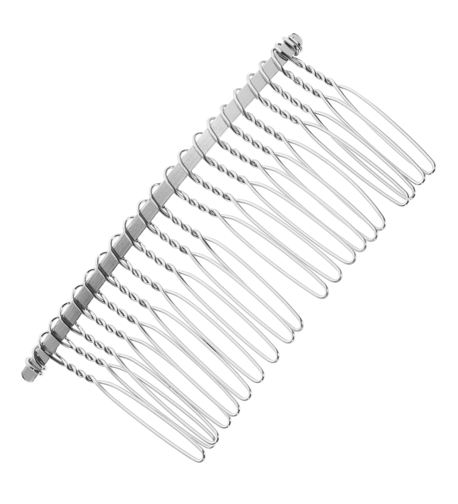 DOITOOL 20 Bobby Pins Black Hair Clip Combs Black Barrettes Headwear for Women Metal Comb for Dogs Bridal Veil Comb Metal Hair Comb for Veil Wedding Veil Comb Decorate Hairpin - Buy Online on GoSupps.com