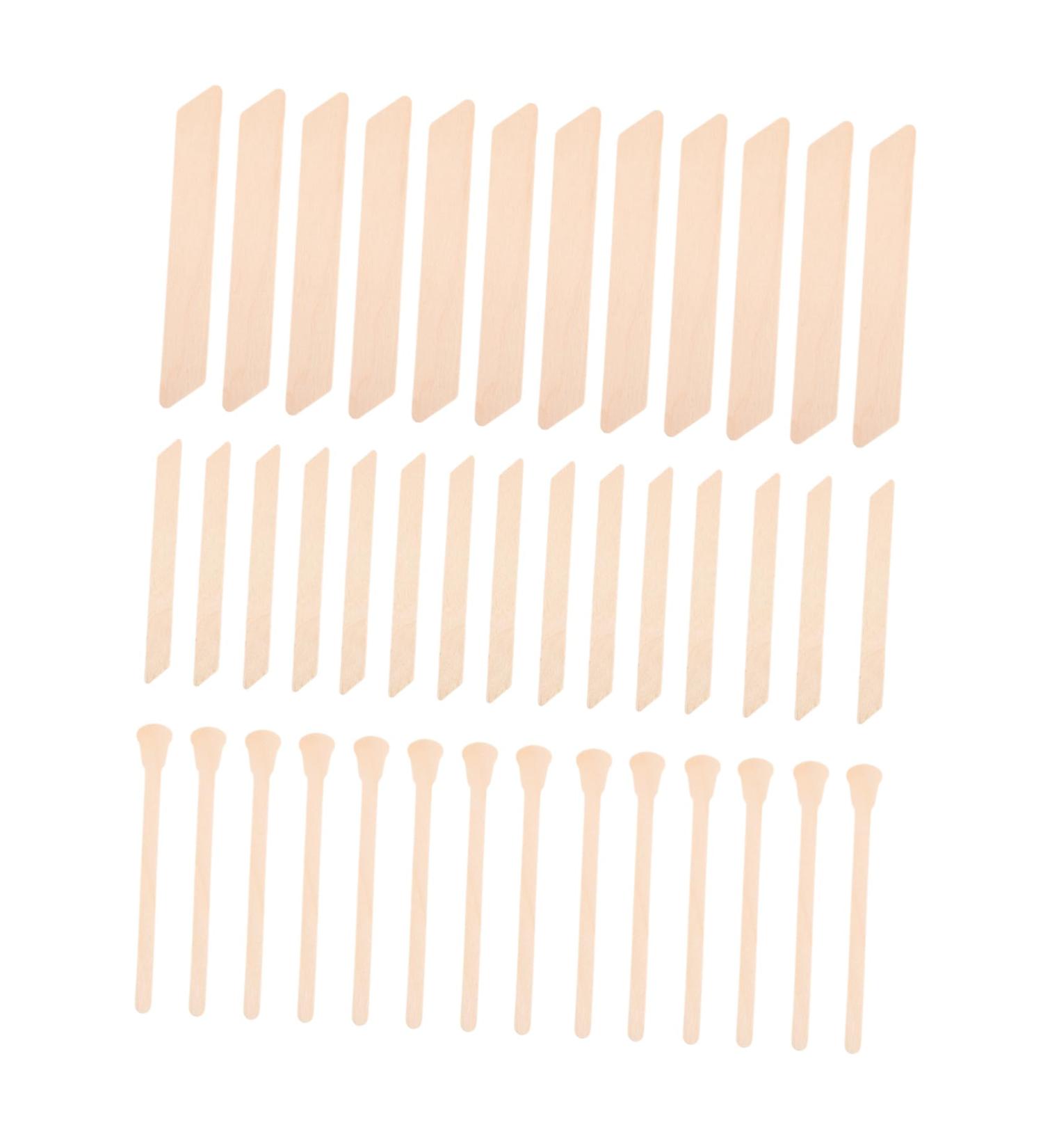 DOITOOL 150pcs Wax Sticks for Hair Removal - Irregular Applicator Tool Spatula | Premium Wooden Miss Pomade - Buy Online on GoSupps.com