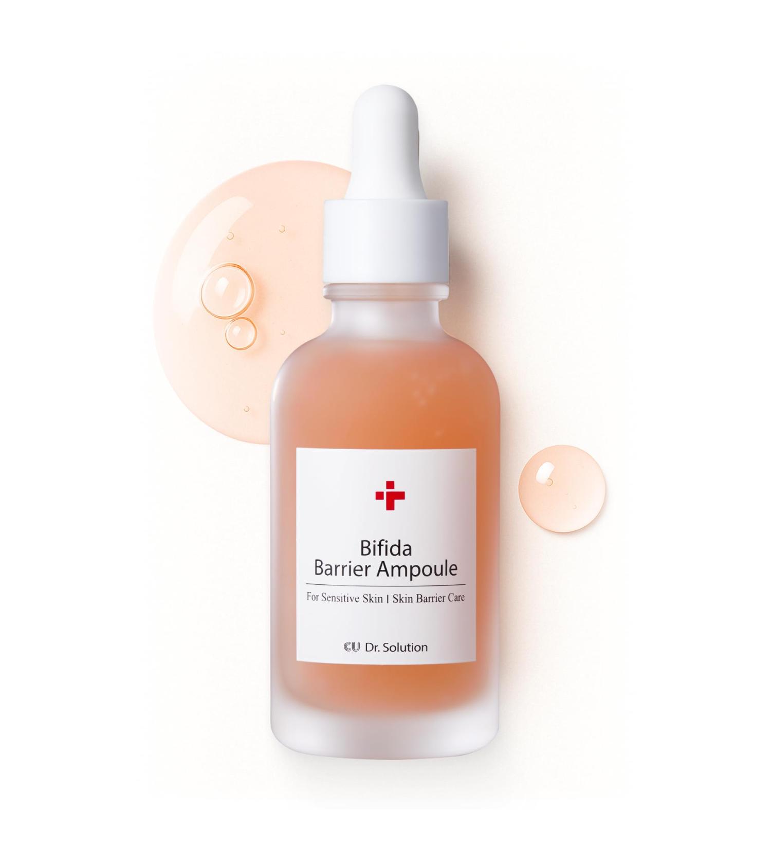 CU Dr. Solution Bifida Barrier Ampoule CUSKIN Mild and Moisturizing Korean Skin Care Face Serum Ampoule with Ceramide NP and Hyaluronic Acid for Hydration and Skin Elasticity 50ml (1.69 Fl. Oz.) - Buy Online on GoSupps.com