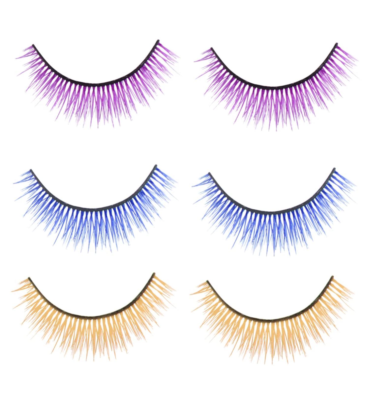 minkissy 3 Pairs 3d False Eyelashes Halloween Party Eyelashes Soft Eyelashes Dramatic Eyelashes Dollsthetic Lashes Faux Lashes Fake Eyelashes Synthetic Silk Fiber Three-dimensional - Buy Online on GoSupps.com