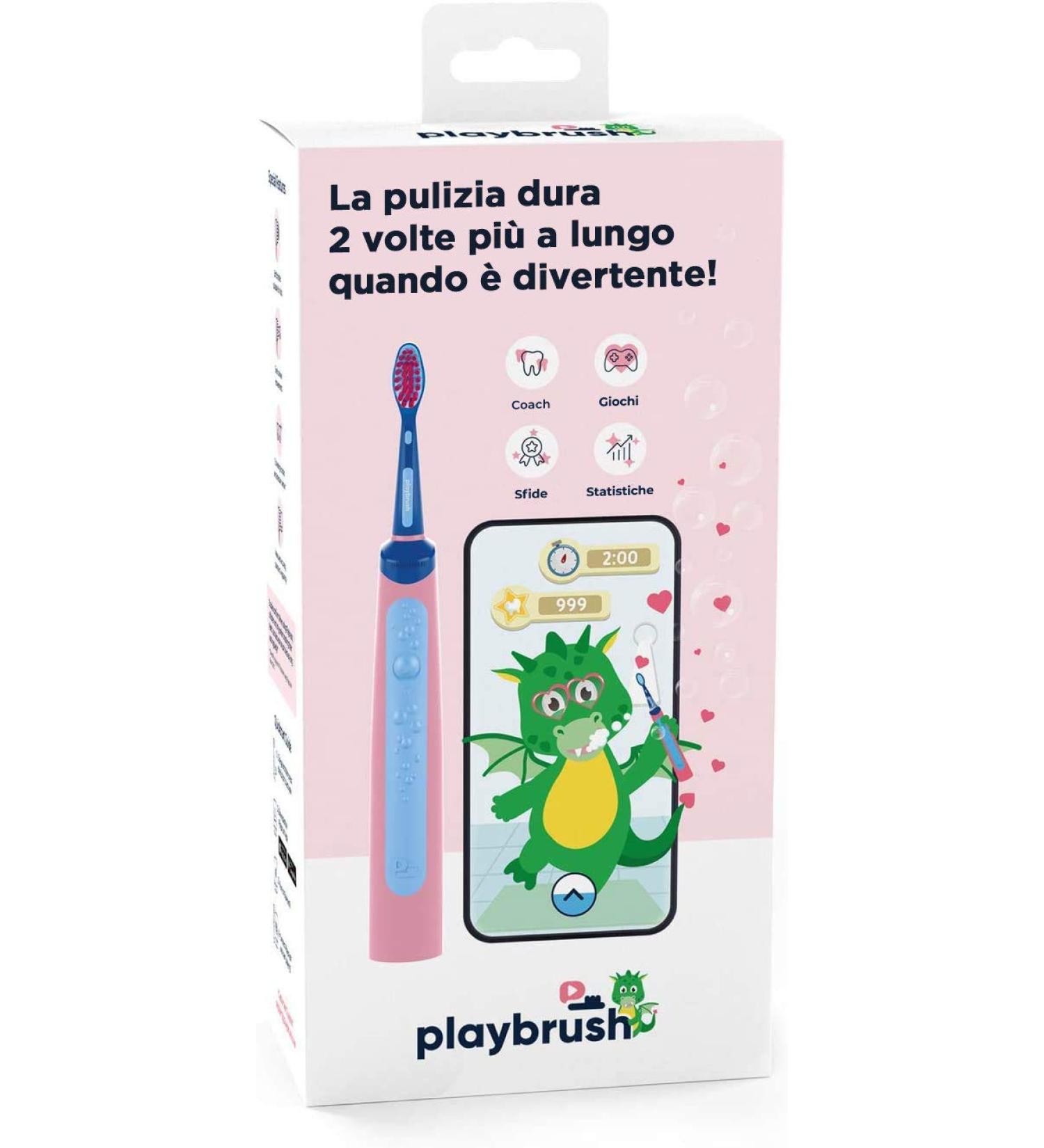 Smart Sonic Kids Electric Toothbrush - Fun Blue & Pink Designs for Effective Kids Oral Care - Buy Online on GoSupps.com