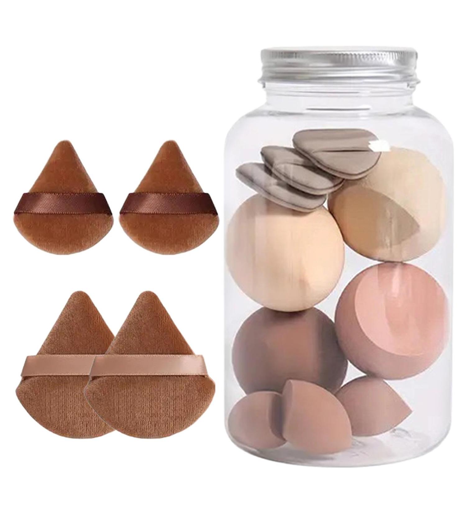 Makeup Sponge Blender Soft Makeup Sponge Beauty Sponge & Powder Puff Versatile Wet & Dry Use Long Lasting for Women Light Coffee - Buy Online on GoSupps.com