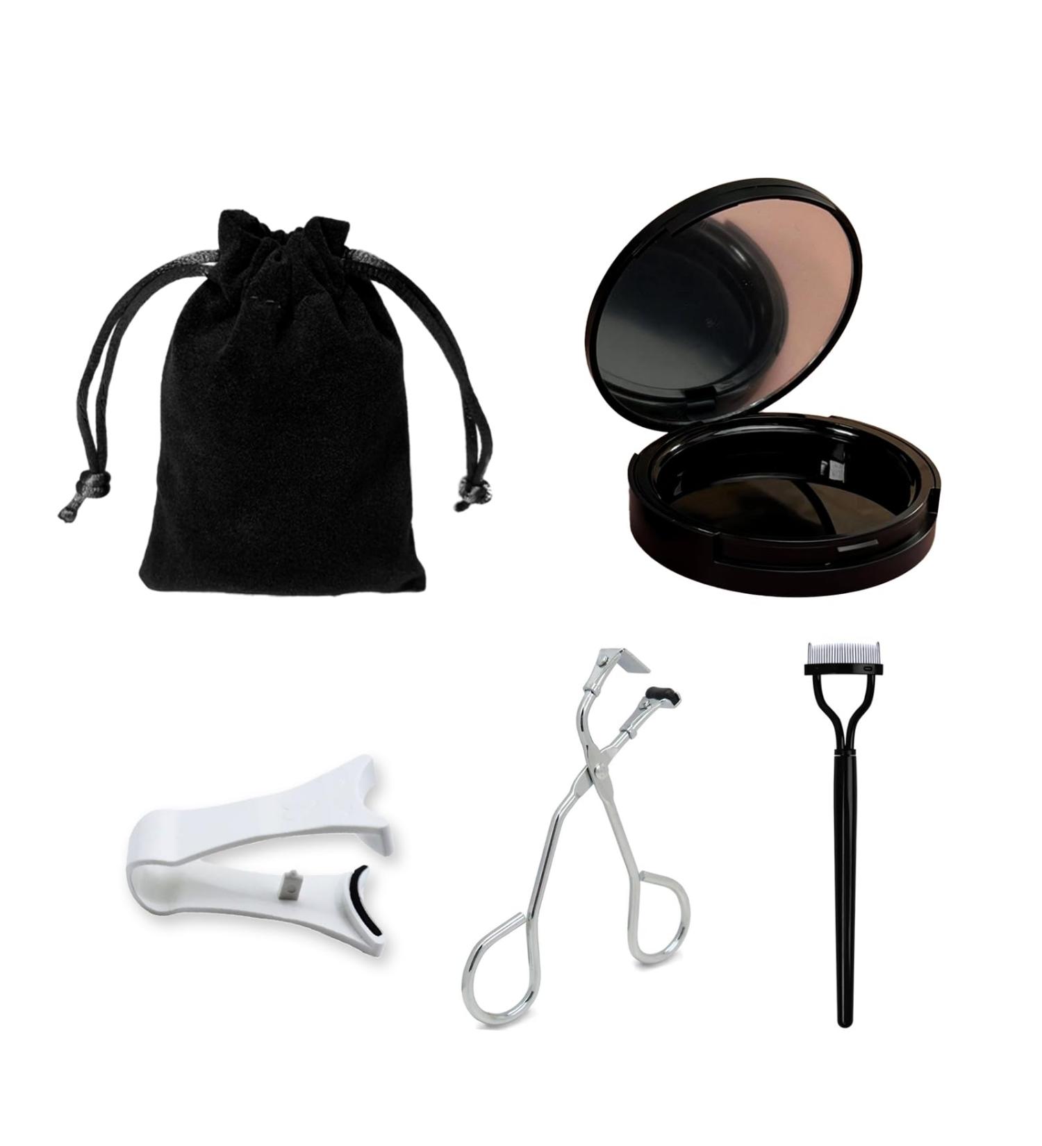 5PCS Lash Curler Kit | Magnetic Eyelashes Applicator Comb & Storage Bag | Professional Volumizing Lash Lift for Daily Use - International Shipping Available - Buy Online on GoSupps.com