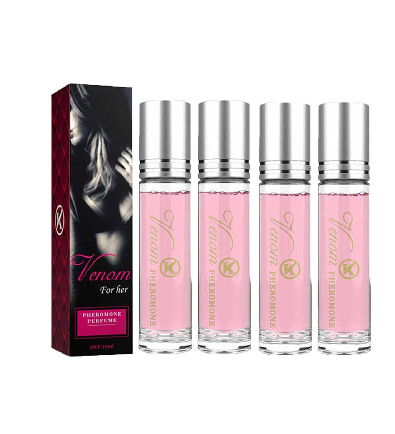 Pheromone Perfume Enhanced Scents Pheromones for Women Long-lasting and Personal Roll-on Perfume Portable Perfume Female Cologne for Women to Attract Men (0.33Oz) (4 pcs) - Buy Online on GoSupps.com