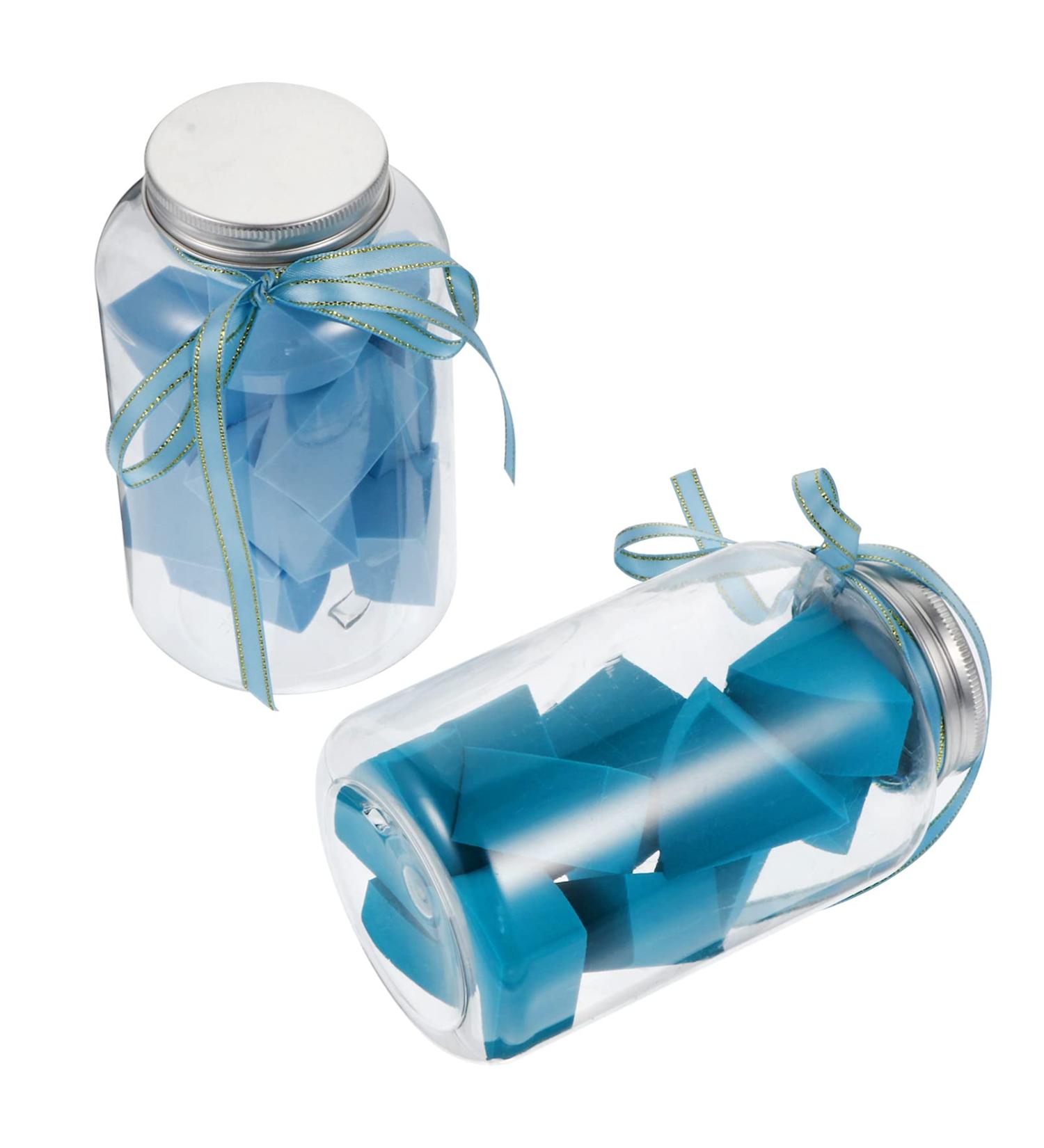 Buy 2 Set Capsule Bottle Beauty Egg - Exfoliating Triangle Blending Sponge & Makeup Applicator | International Shipping - Buy Online on GoSupps.com