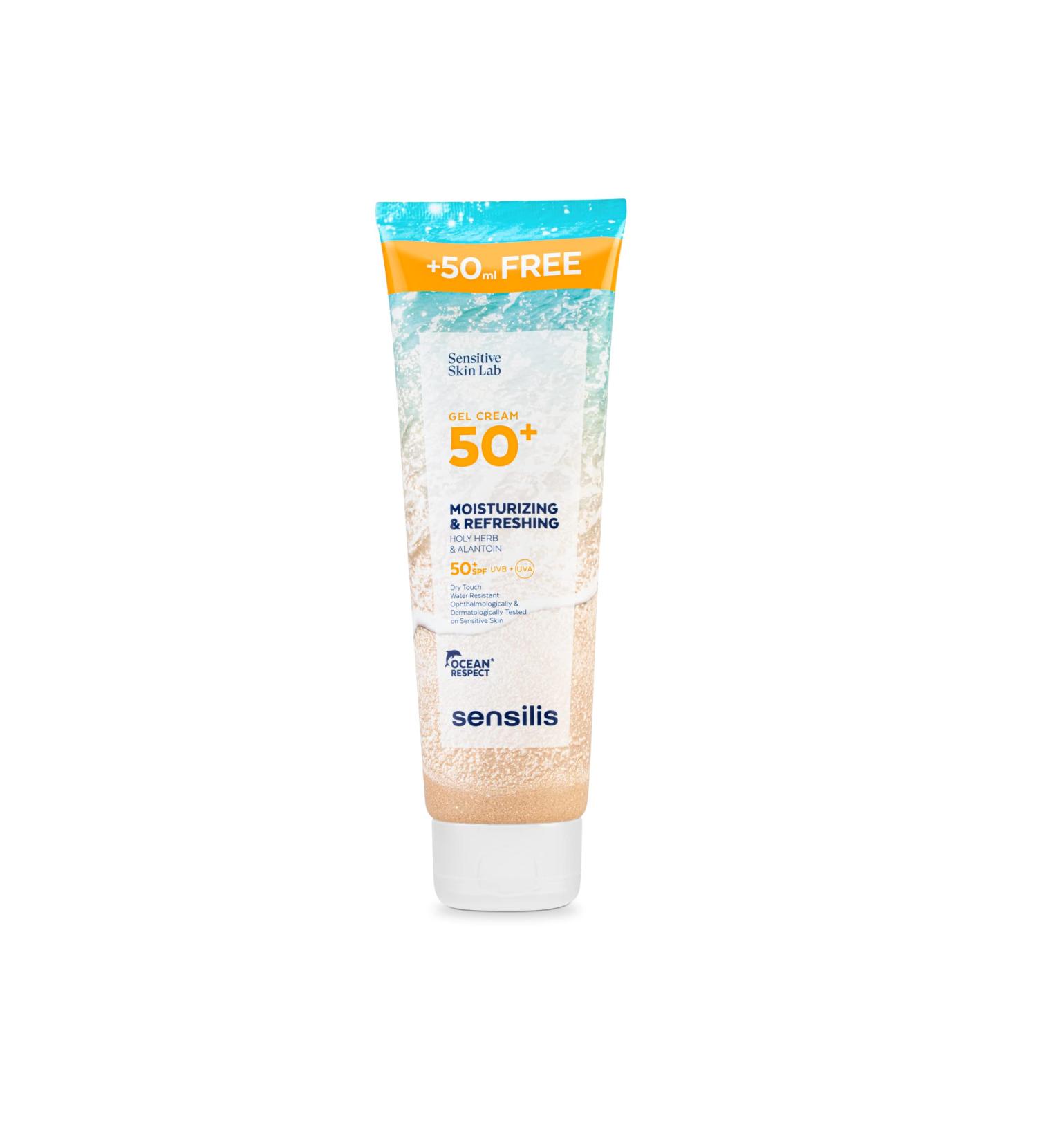 Sensilis MOISTURIZING & REFRESHING cream gel SPF50+ 250 ml - Buy Online on GoSupps.com