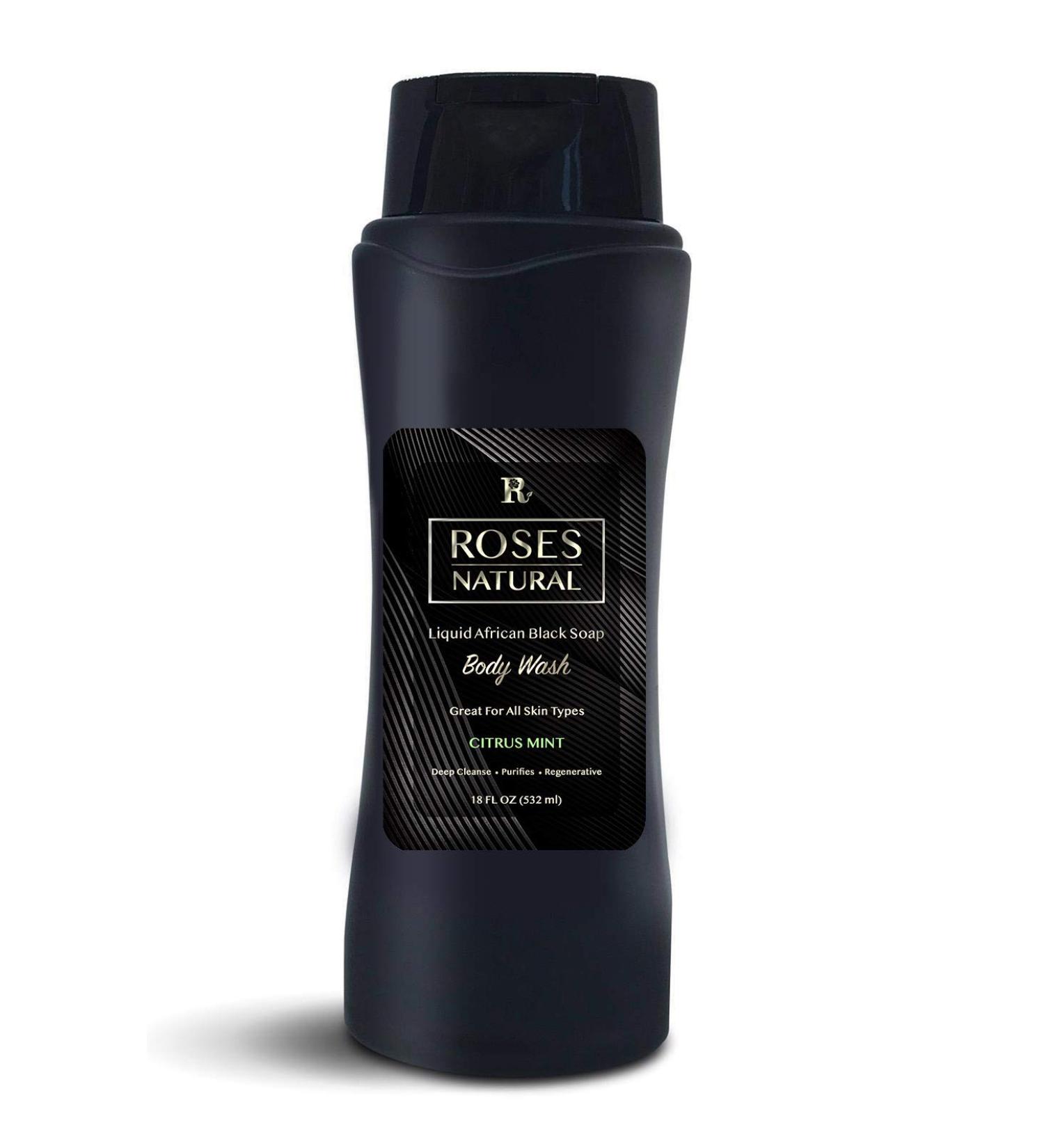 African Black Soap Body Wash (CITRUS MINT) - Buy Online on GoSupps.com