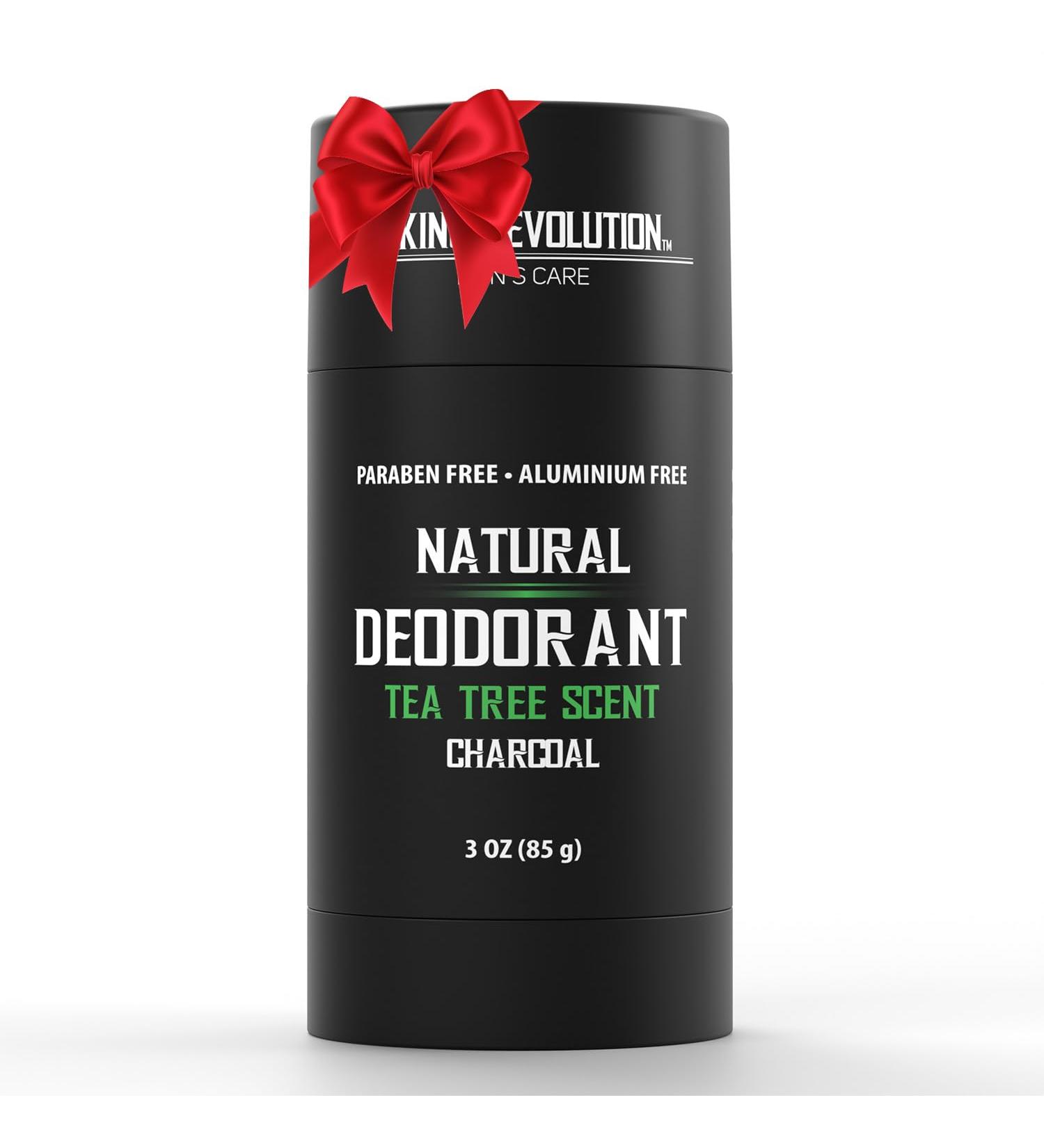 Viking Revolution Tea Tree Deodorant for Men - Natural Deodorant for Men Charcoal Deodorant Men with Shea Butter Coconut Oil Baking Soda Beeswax - Mens Deodorant Aluminum Free (3oz) Tea Tree 3 Ounce (Pack of 1) - Buy Online on GoSupps.com
