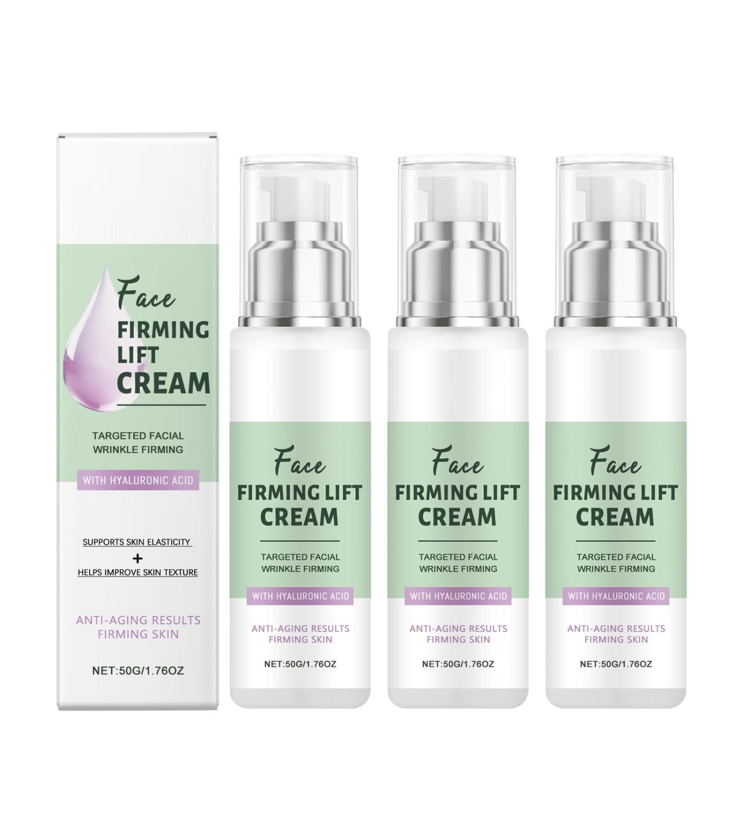 Yoelau Instant Face Lift Cream with hyaluronic acid antiaging face cream for firming wrinkles and sagging skin moisturizing face cream for daily antiwrinkle care 3 - Buy Online on GoSupps.com