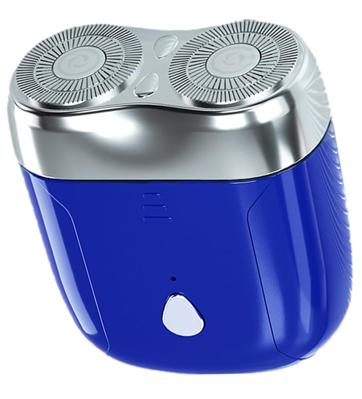 Powerful High-Speed Storm Shaver | 2023 Upgraded Electric Travel Razor (Blue) - Best for International Shipping - Buy Online on GoSupps.com