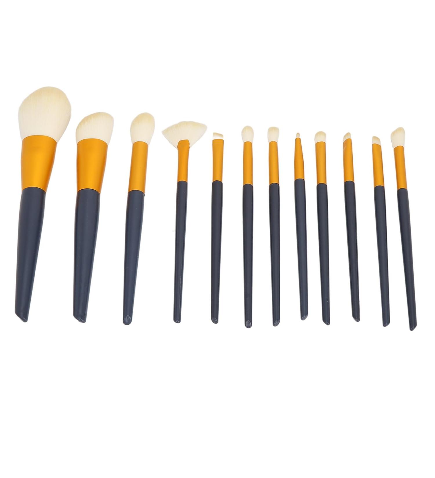 Makeup Brush Set Cosmetic Brush Set with Soft Bristle Dense Bristles with Storage Bag for Home for Makeup Beginners - Buy Online on GoSupps.com