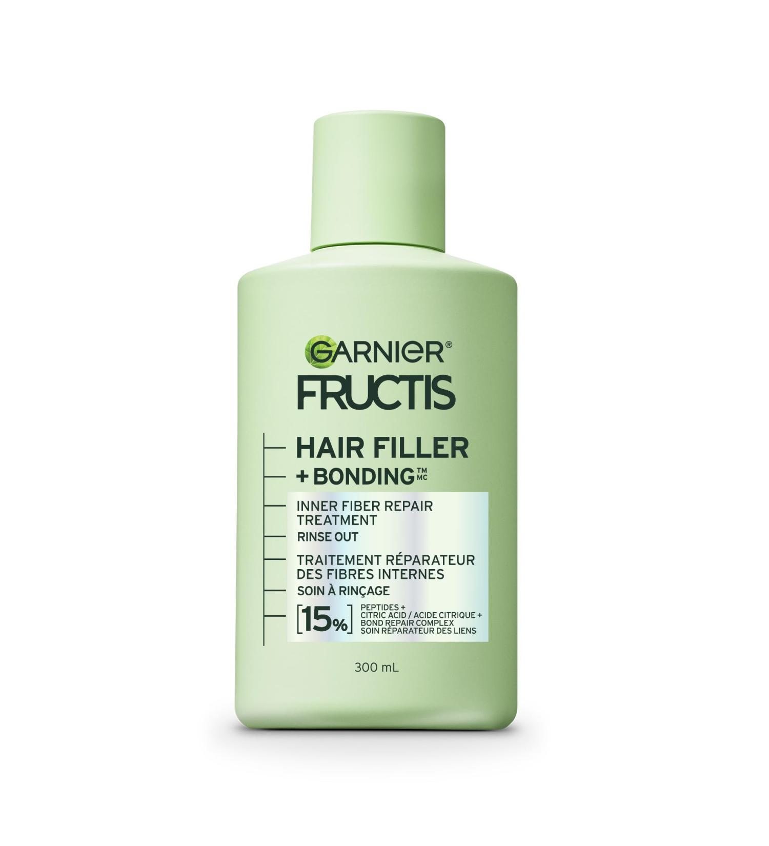 Garnier Fructis Hair Filler + Bonding Fiber Repair Pre-Shampoo Treatment For Damaged Hair Repairs & Strengthens Broken Bonds Fills Hair with Strength 7 Layers Deep 300ml Step 1: Pre-Shampoo 300 ml (Pack of 1) - Buy Online on GoSupps.com