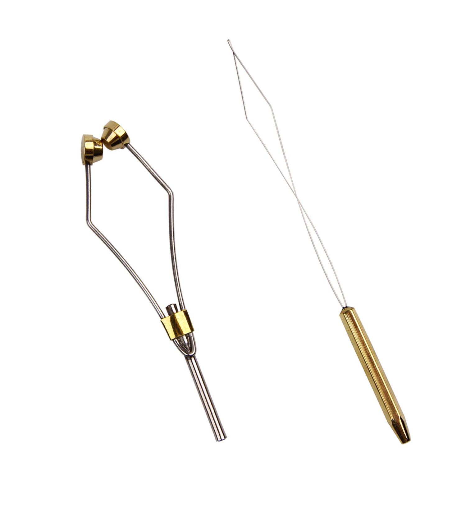 JSHANMEI Stainless Steel Fly Tying Tools Kit - Includes Bobbin Thread Holder, Wire Threader, Knot Whip Finisher, Bodkin, Hackle Plier - 2PCS Set for Fly Tying and Fishing Lures - Buy Online on GoSupps.com