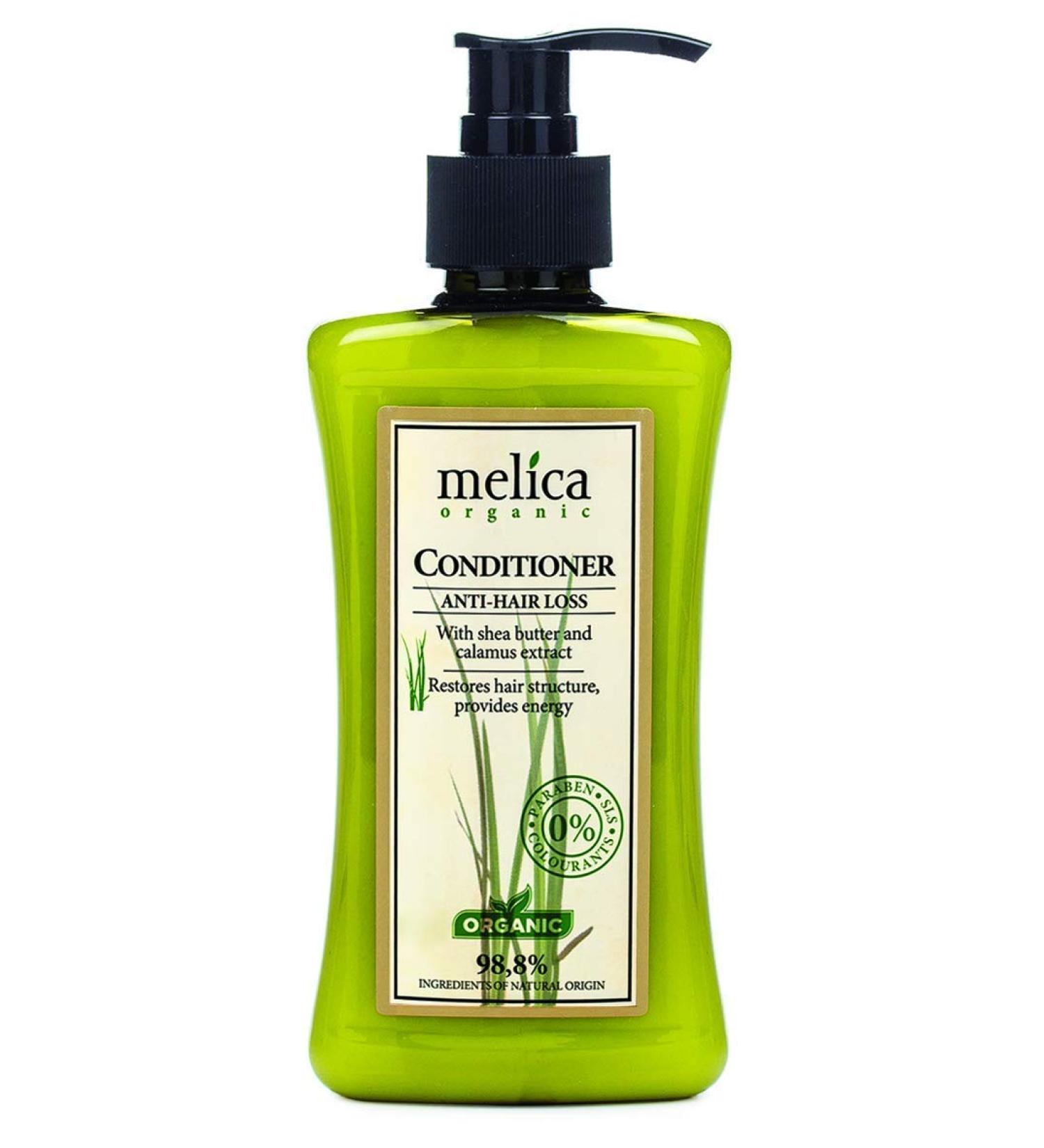 MELICA ORGANIC NOURISHING 988 Natural ANTIHAIR LOSS HAIR GROWTH CONDITIONER with SHEA BUTTER AND ALAMUS EXTRACTS Without Parabens SLS 300ml - Buy Online on GoSupps.com