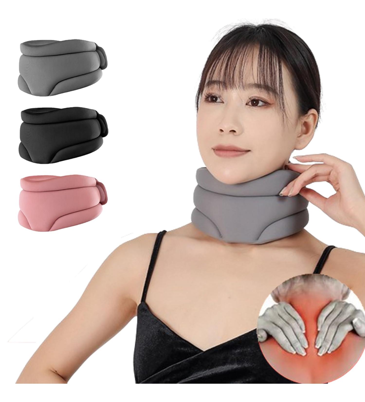 Neulleben Snooze - Best Sleep Aid Neck Support Pillow for Snoring & Neck Pain Relief | Ideal for Widow's Hump Correction - Buy Online on GoSupps.com