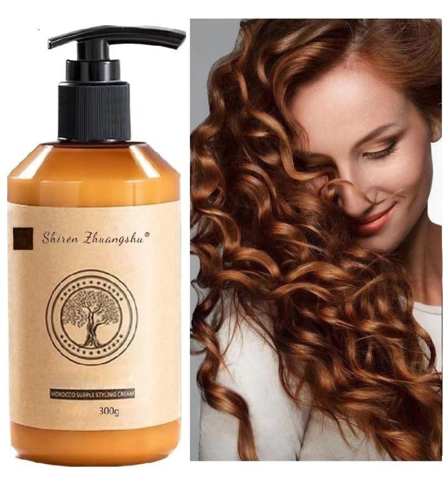 Shiren Zhuangshu Curly Hair Defining Conditioner - Long-Lasting Moroccan Curl Volume & Moisture | Ideal for All Curl Types - Buy Online on GoSupps.com