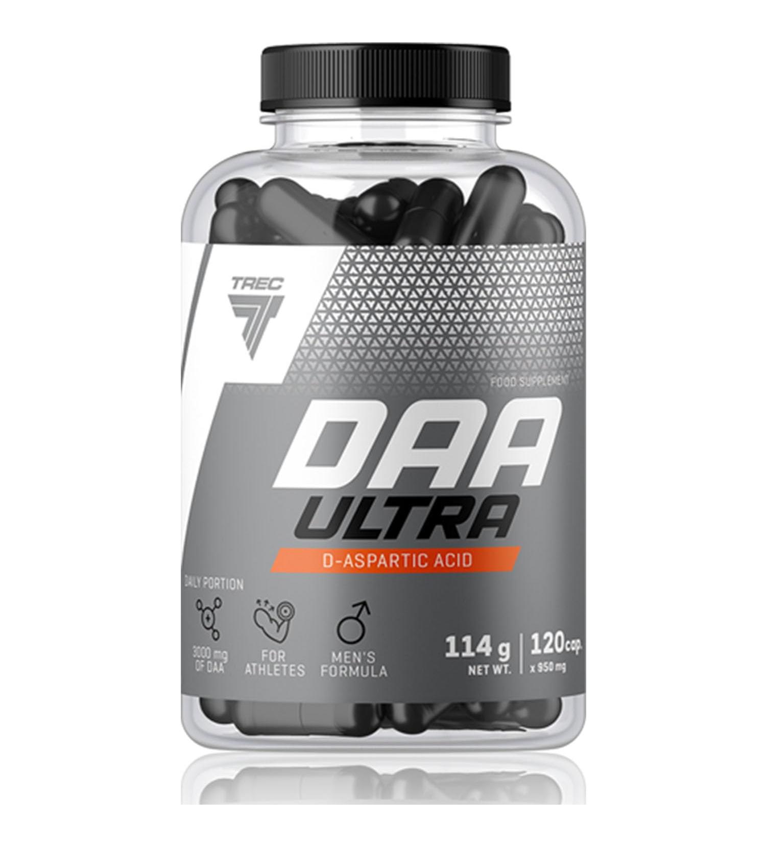  Trec Nutrition Trec Nutrition DAA Ultra Testosterone Booster Supplement for Muscle Building Increases Testosterone Levels Bodybuilding 120 Capsules - Buy Online on GoSupps.com