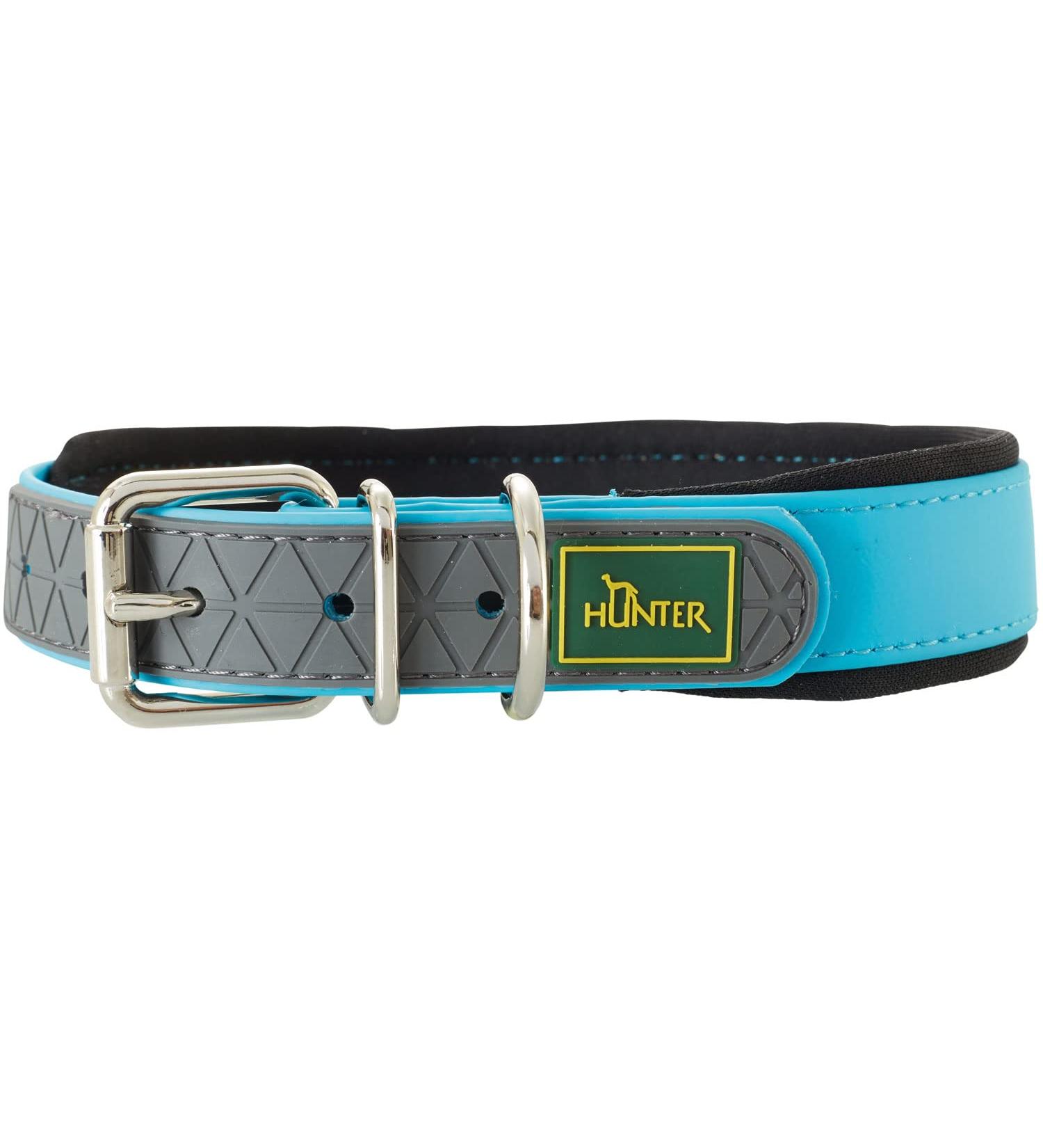 HUNTER Convenience Comfort Dog Collar - Neoprene Plastic Material 50 M Turquoise - International Shipping Available - Buy Online on GoSupps.com