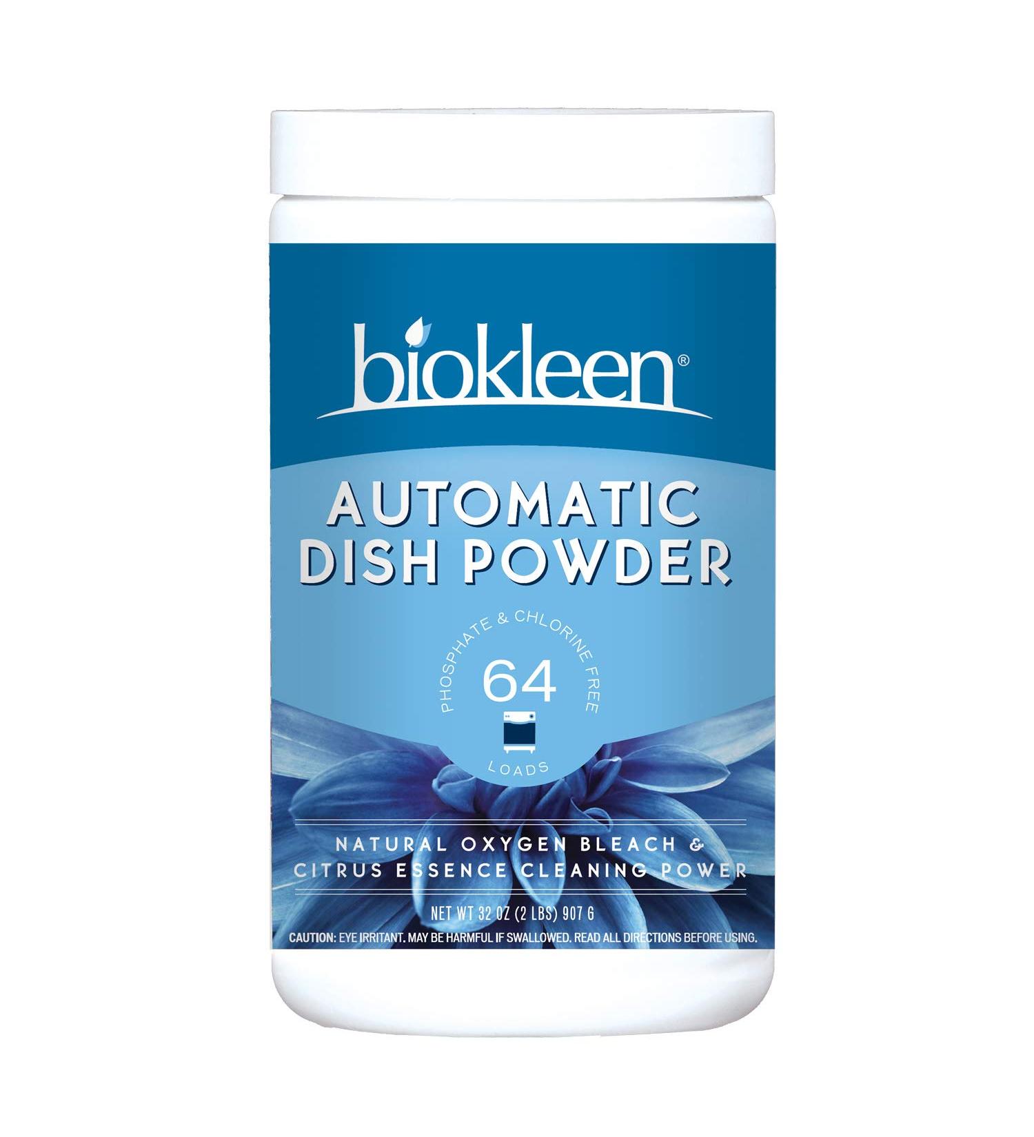 Biokleen Automatic Dishwashing Powder - Eco-Friendly Non-Toxic Citrus Essence Phosphate & Chlorine Free 2 lbs (Pack of 12) - International Shipping Available - Buy Online on GoSupps.com