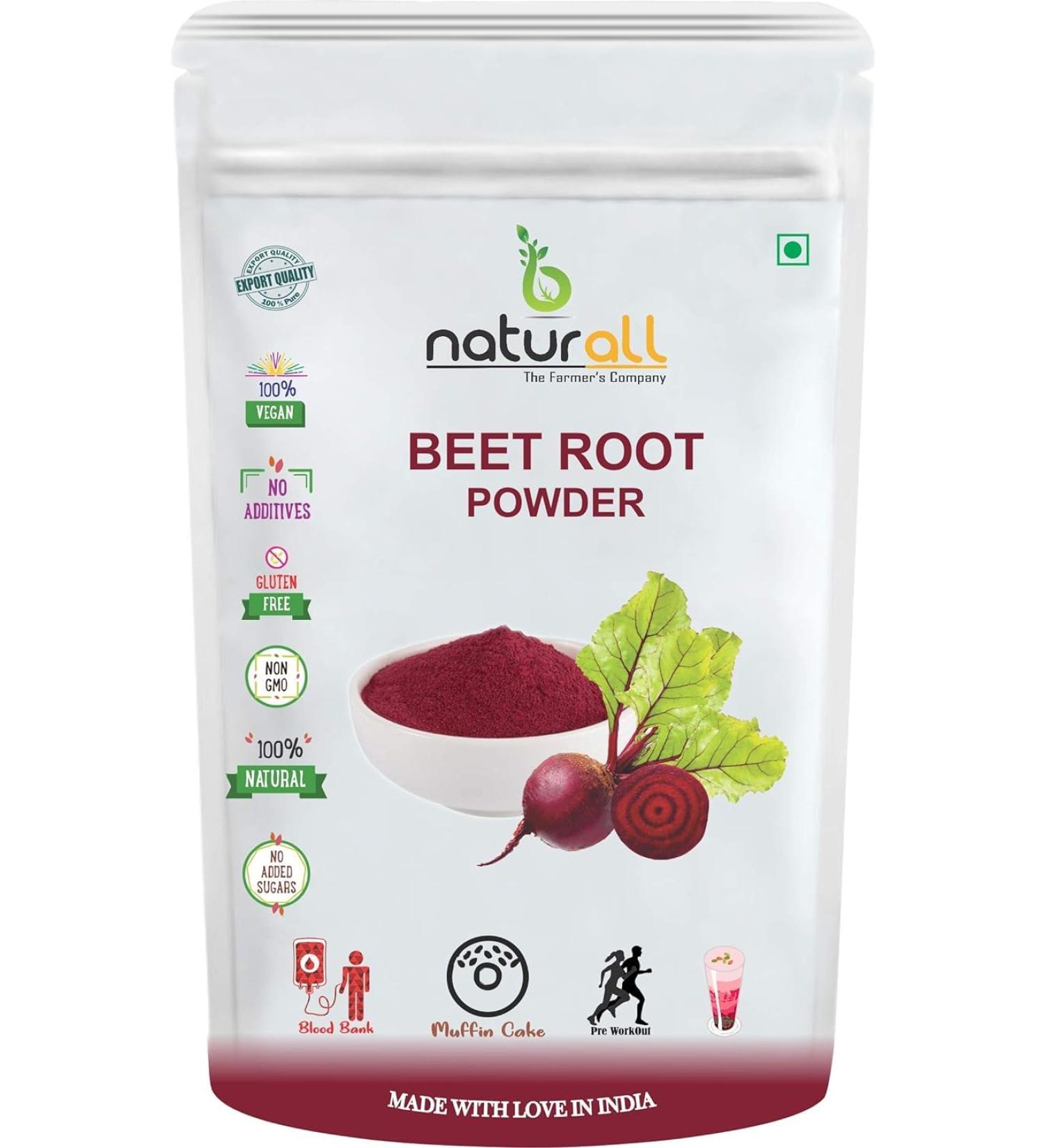 Nutranix eln Beet Root Powder (Dietary Fiber) - Pack of 100 GM - Buy Online on GoSupps.com