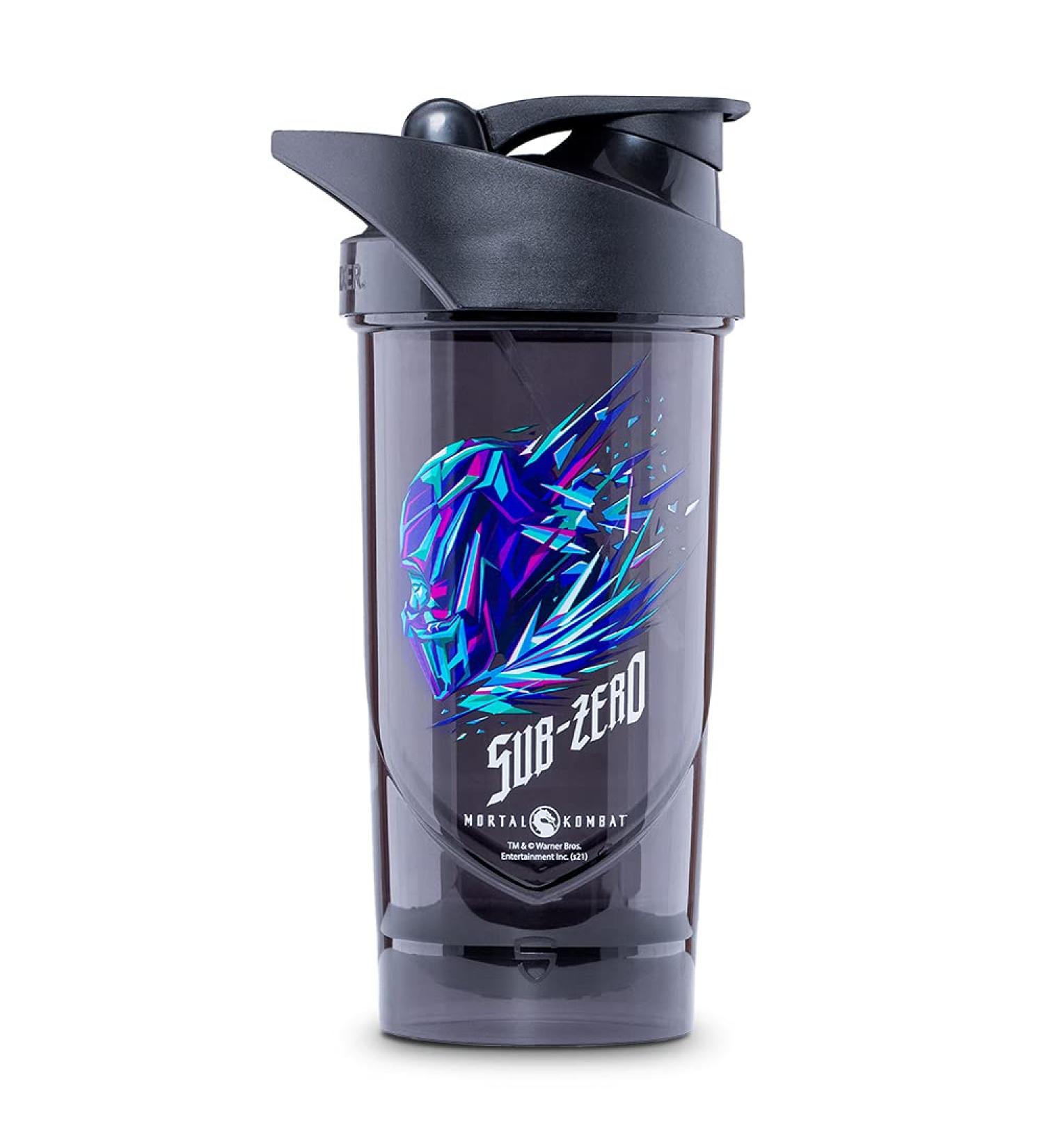 Shieldmixer Hero Pro Classic Shaker Sub Zero - BPA-Free Protein Shaker | 700ml Fitness Drinking Bottle - Black Gym Accessories for International Shipping - Buy Online on GoSupps.com