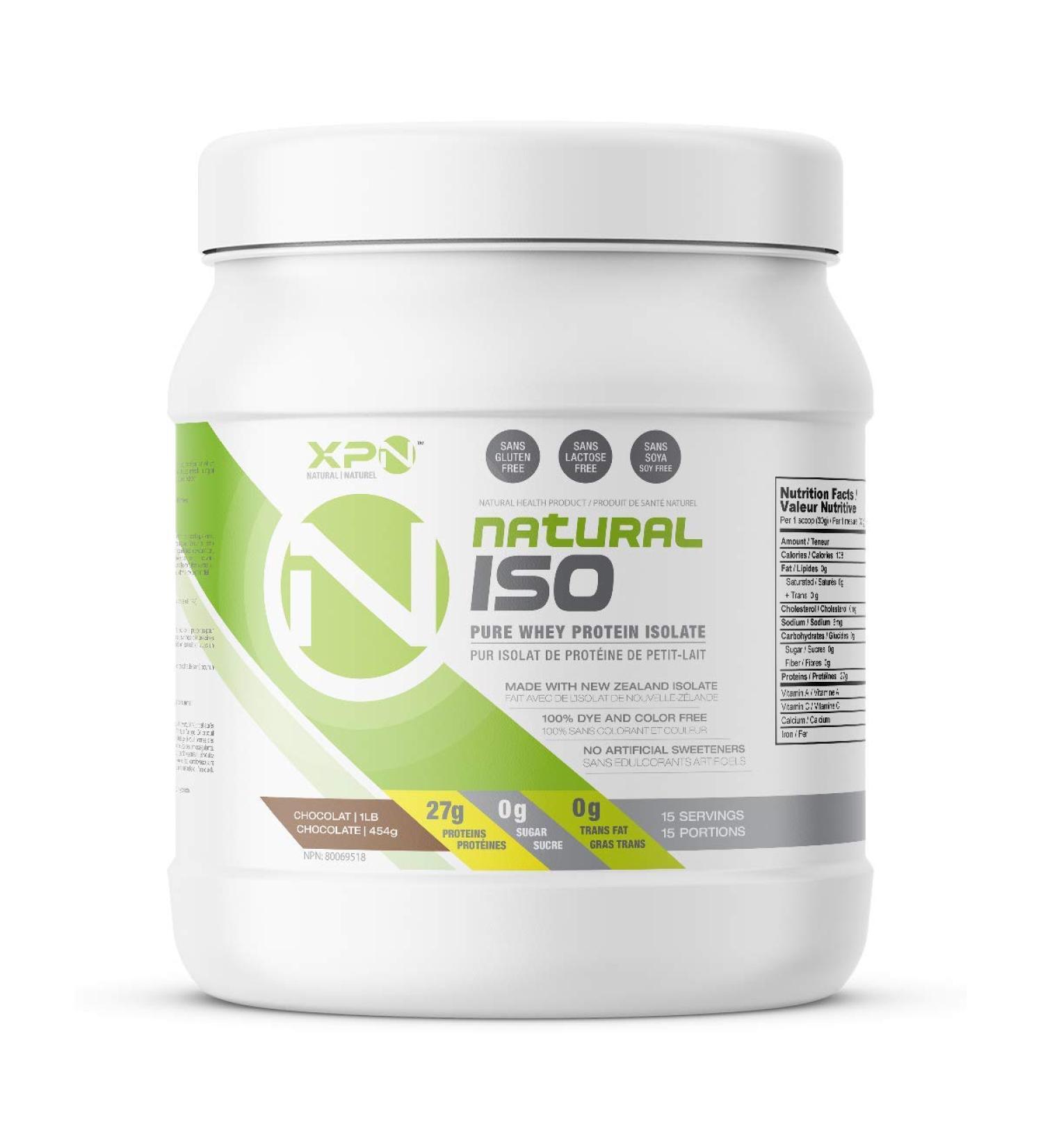 Natural Iso | Pure Whey Protein Isolate | XPN (Chocolate 1 pound) Chocolate 1 pound
