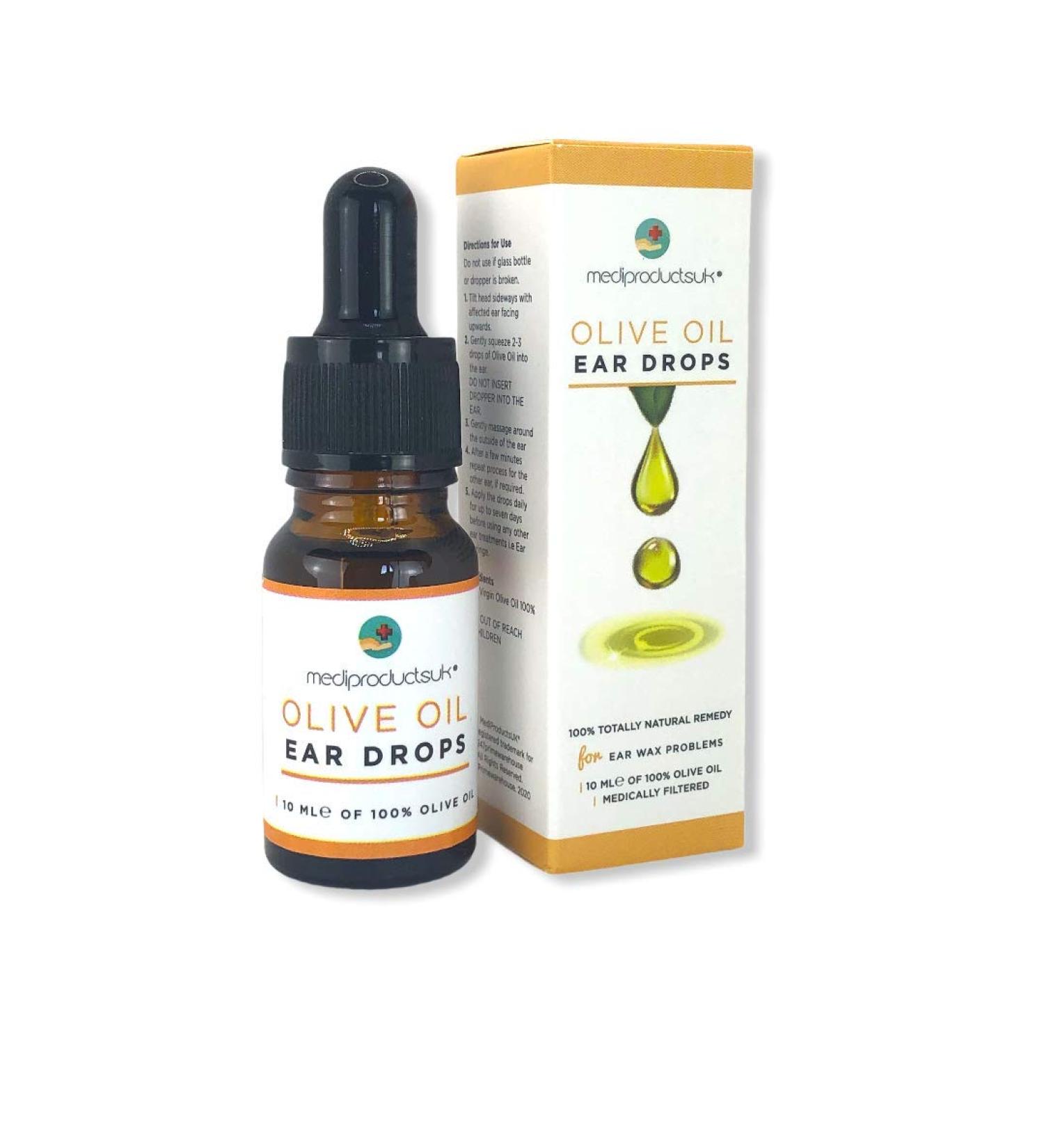 Filtered Olive Oil Ear Drops - Easy to Use for Effective Relief - Buy Online on GoSupps.com