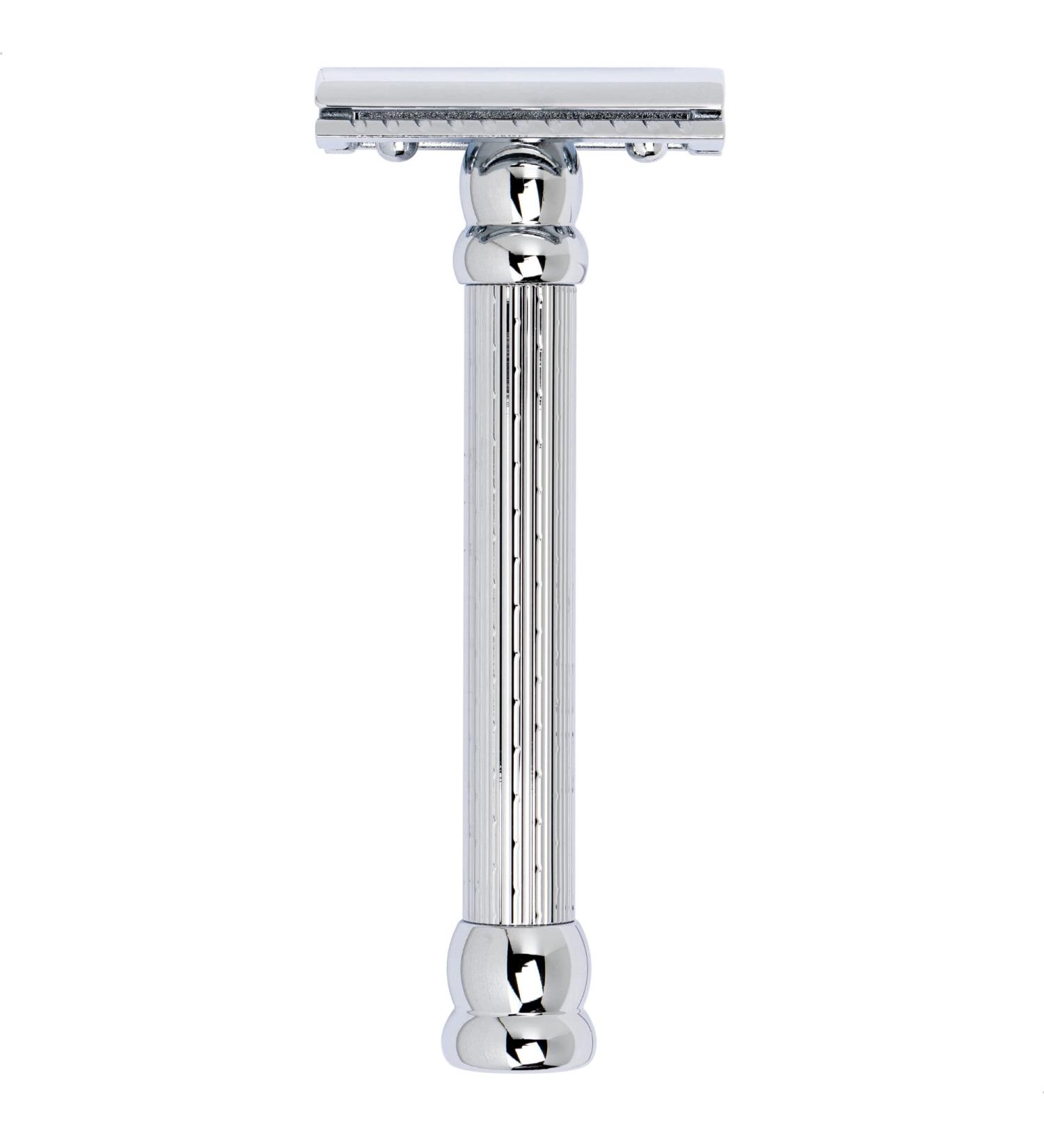 Buy Merkur 47C Razor Plane | Gloss Chrome | Closed Comb Wet Shaving | German Precision | Zinc & Brass Construction | International Shipping Available - Buy Online on GoSupps.com