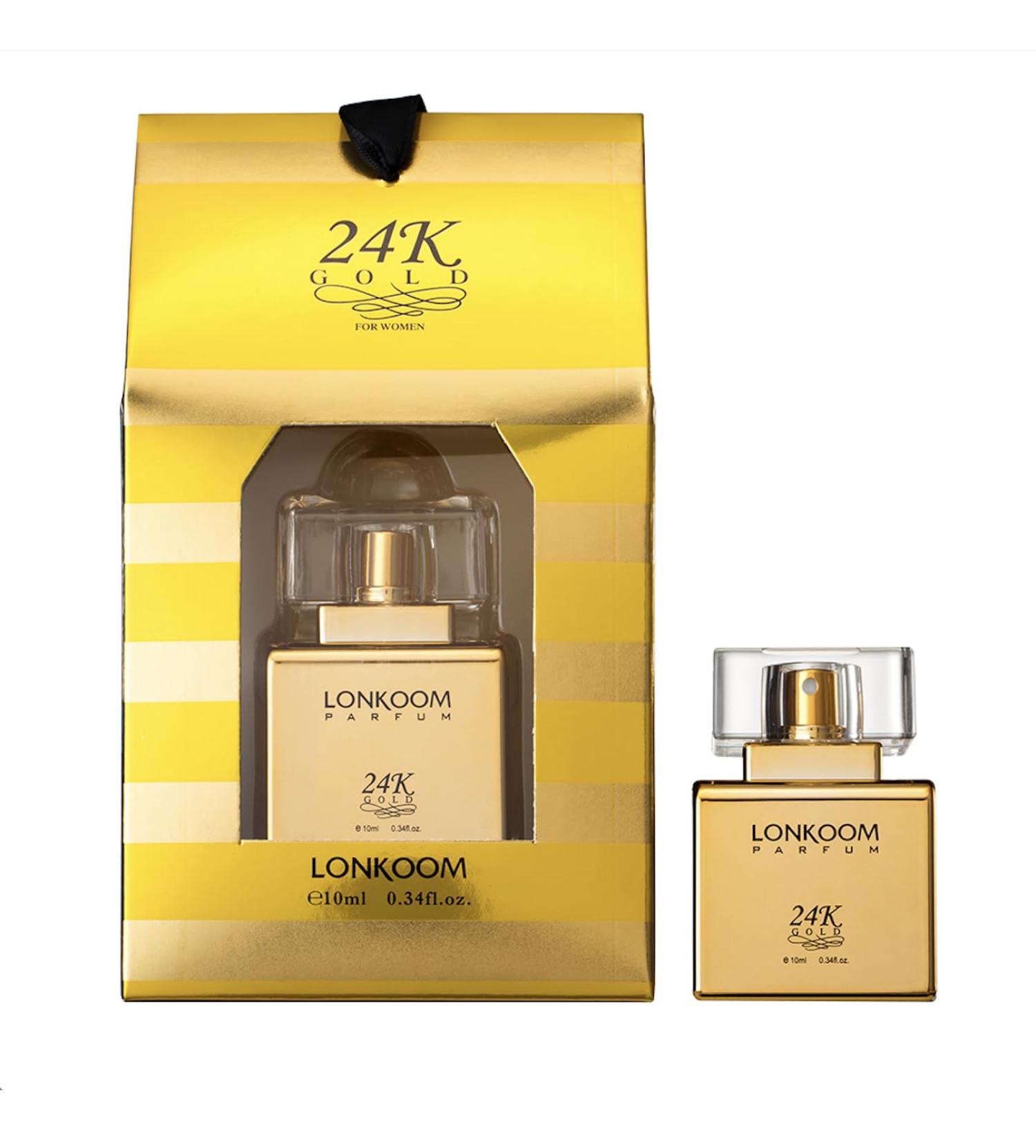 24K EDP 10ML Long Lasting Women's Perfume Gold/Pink Sweet Fruity (red) 0.3 Fl Oz (Pack of 1) - Buy Online on GoSupps.com