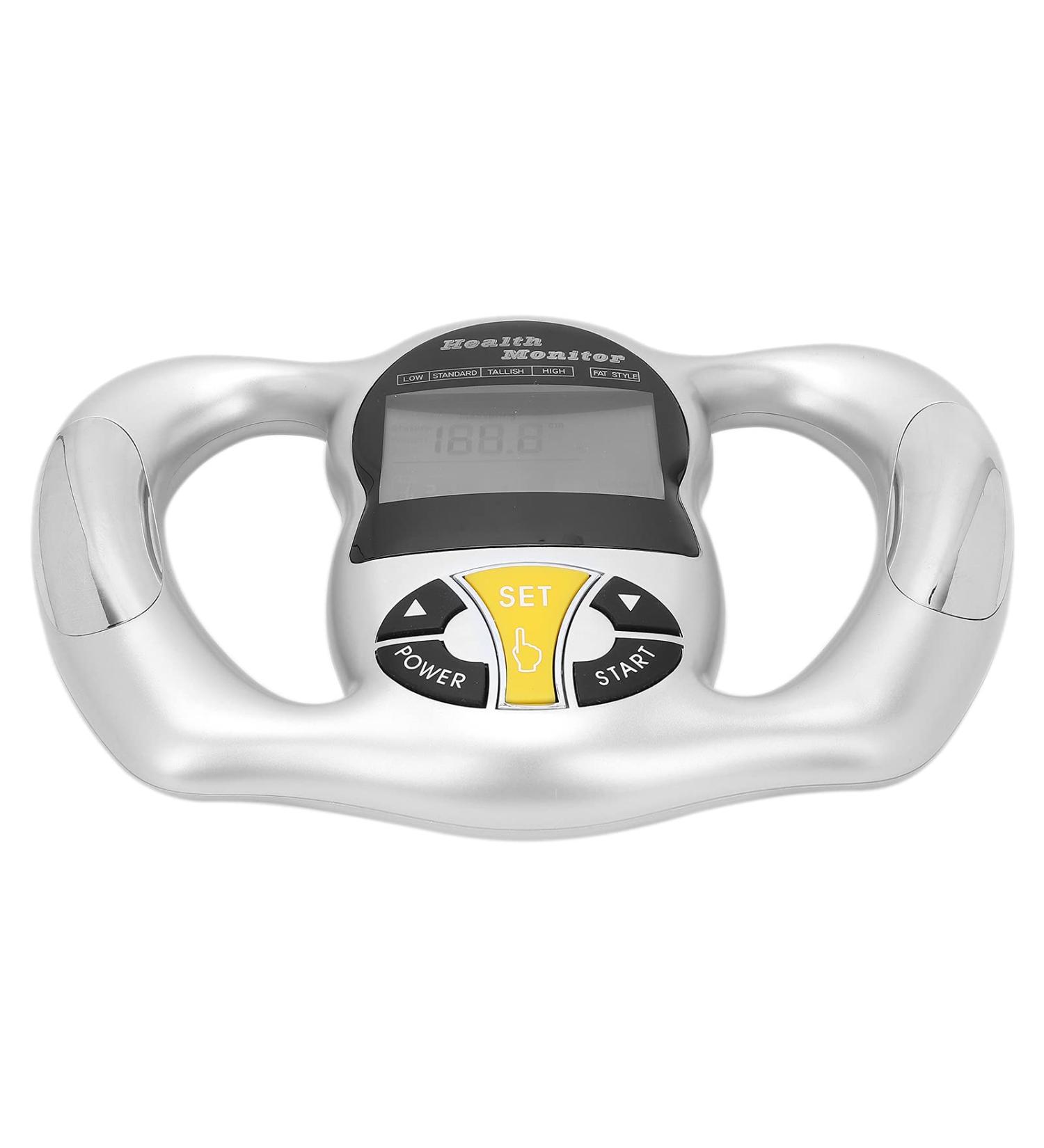 Digital Body Fat Analyzer - Handheld Tester for Calorie BMI Measurement and Weight Loss Monitor with LCD Screen - Buy Online on GoSupps.com