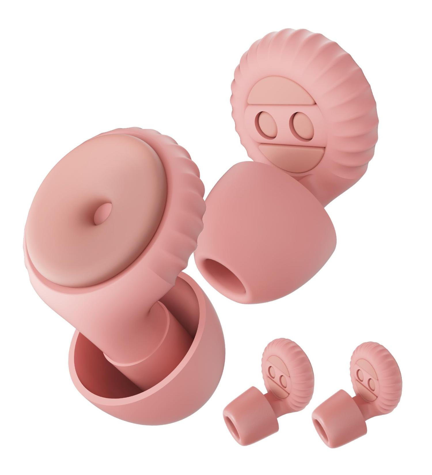 BNU Ear Plugs for Concerts - 2 Pairs Noise Cancelling Reusable High Fidelity Earplugs with 6 Tips (S/M/L) - Perfect for Work & Motorcycle Pink - Buy Online on GoSupps.com